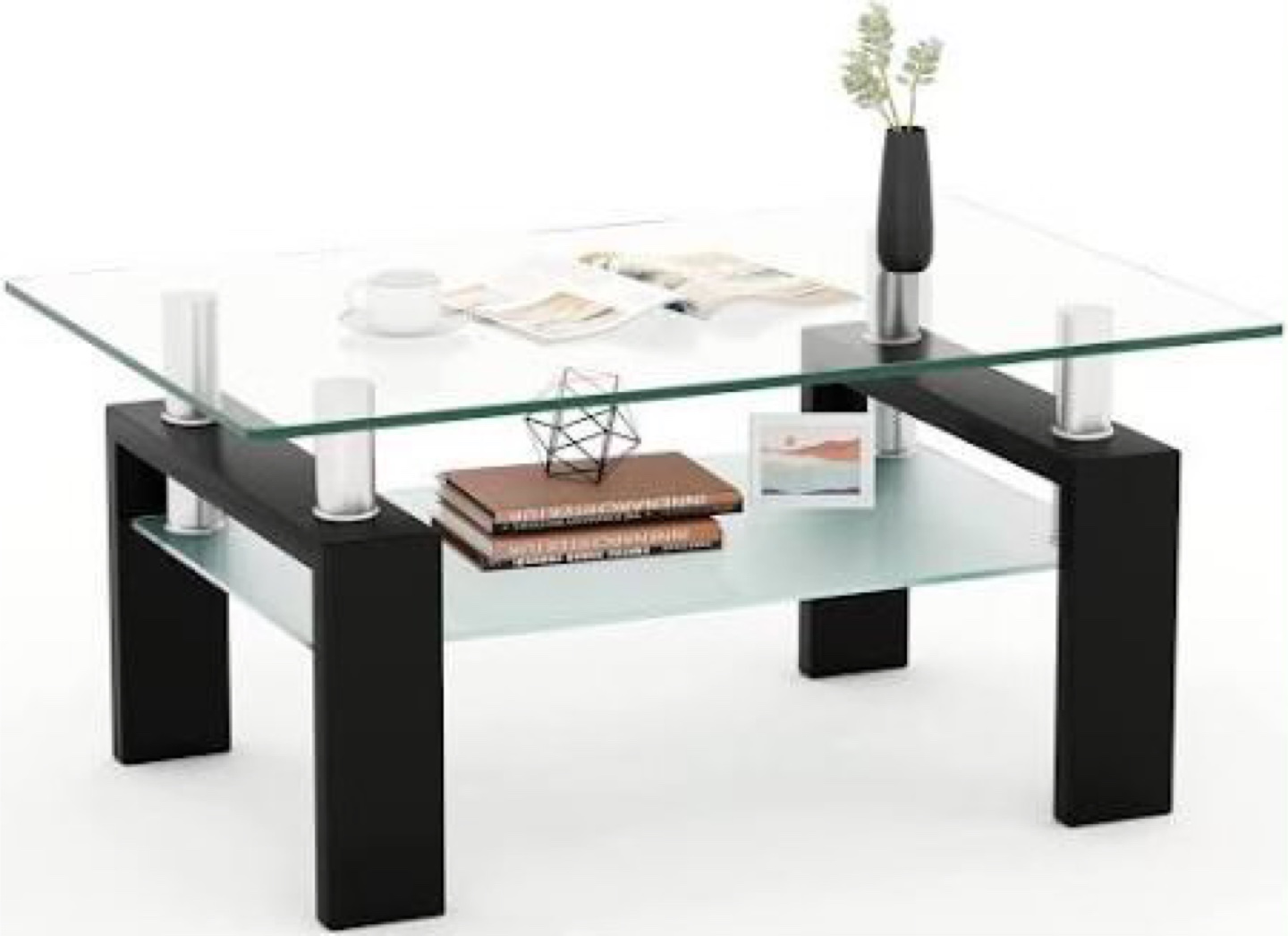Glass Top Coffee Table