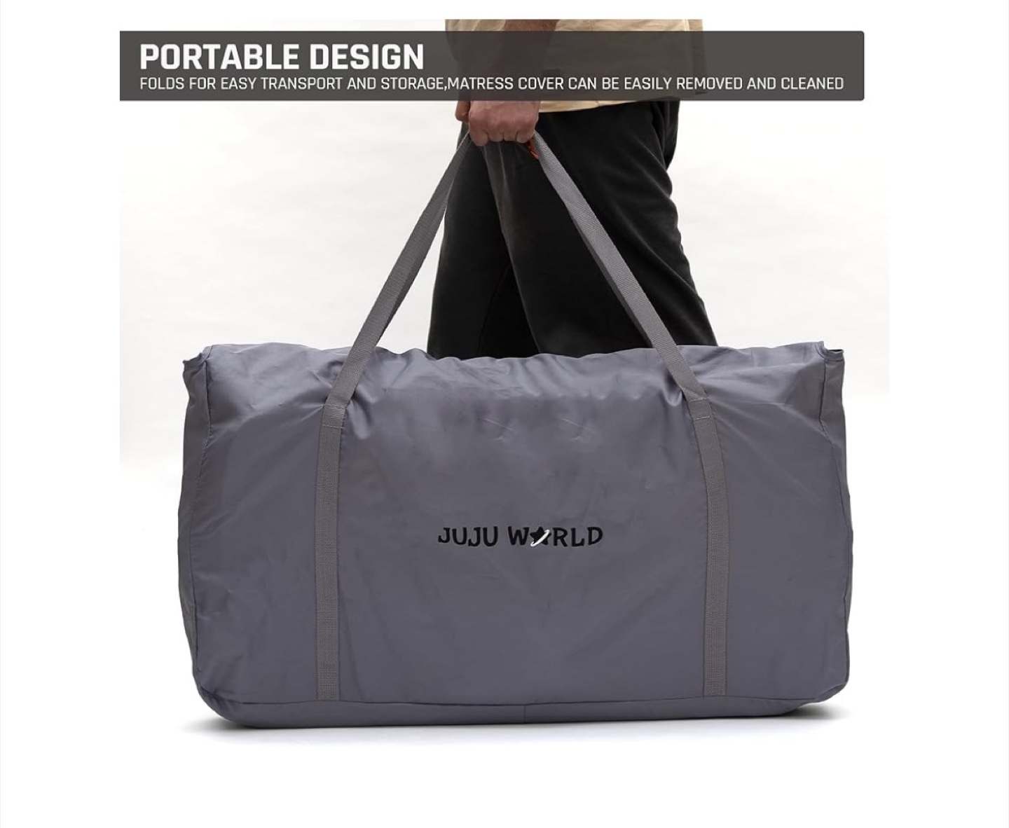 Juju World Bedside Bassinet for Baby - Portable Bed - photo 4