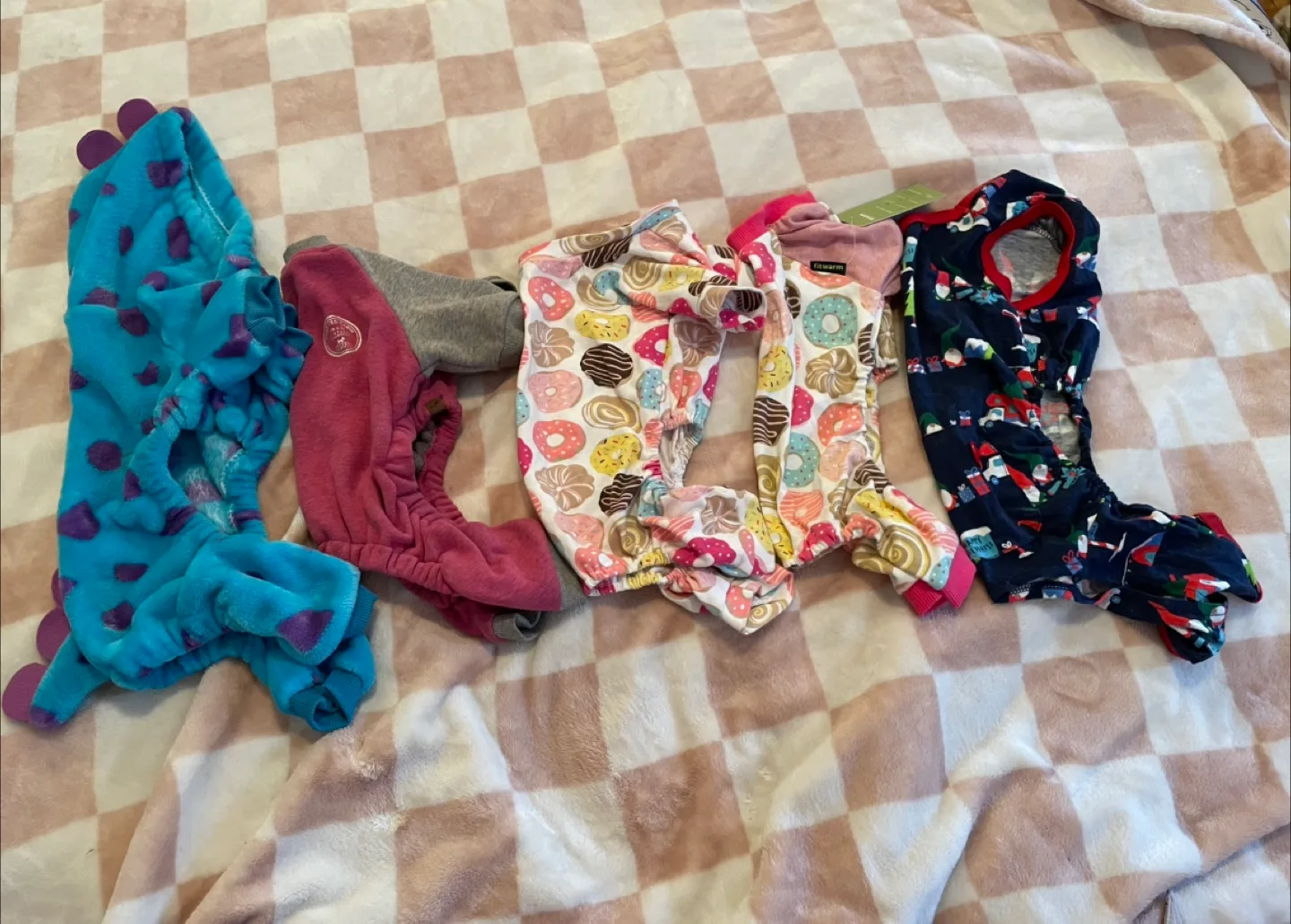 12” Small Dog Pyjamas Lot thumbnail