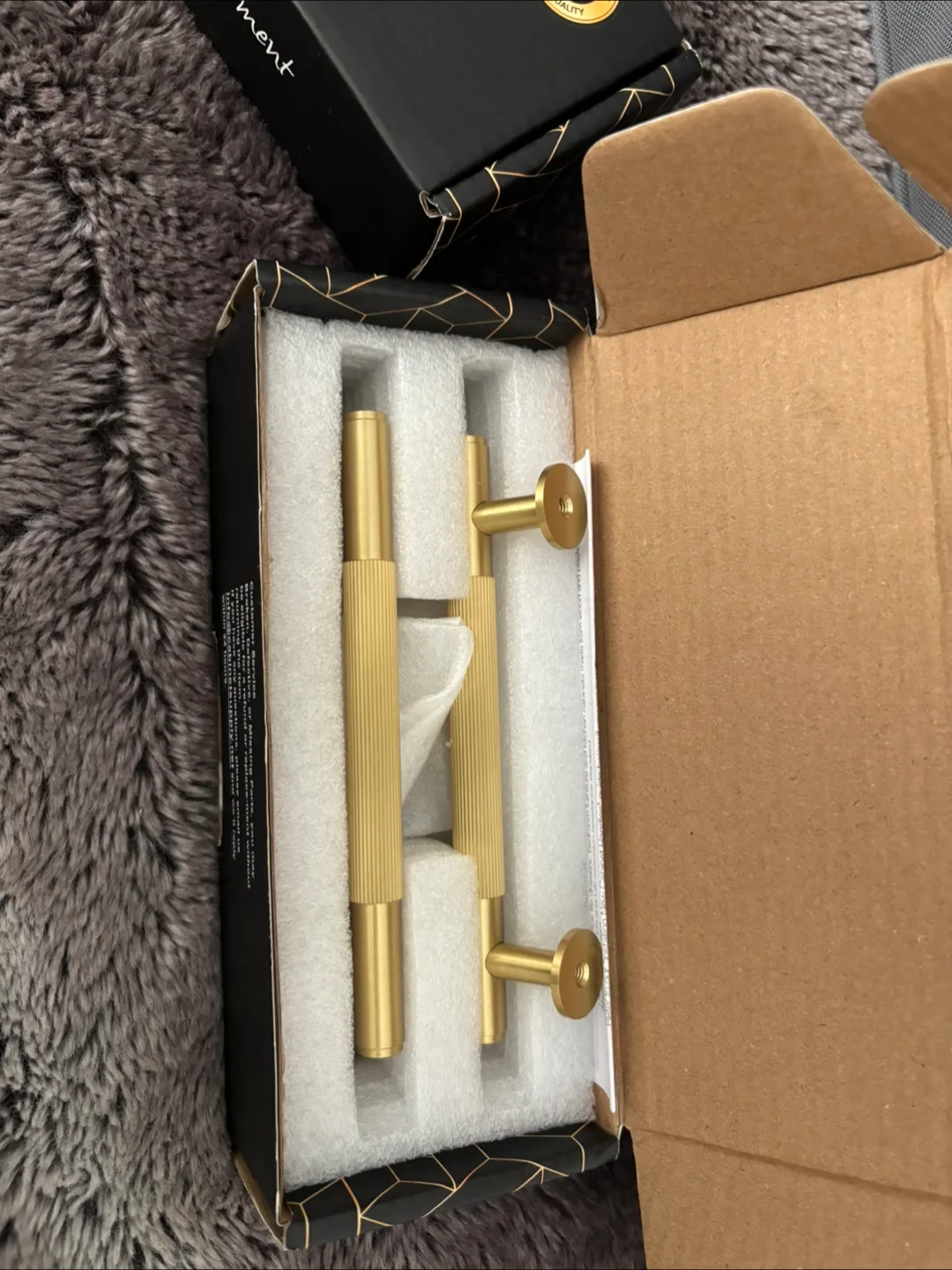 🇨🇦Dogrisun Brass Cabinet Knobs/Pulls - New in Box! image indicator(3)