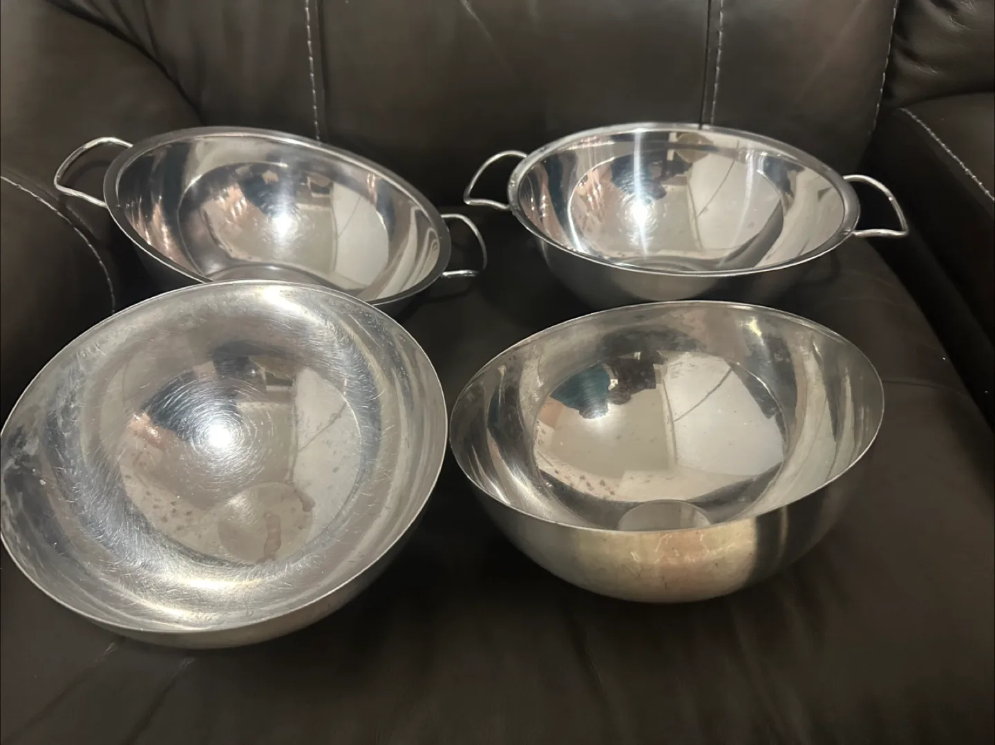 Set of 4 Stainless Steel Mixing Bowls thumbnail