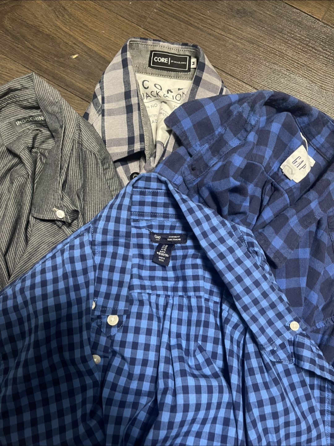 Mixed Lot: Gap, Indochino, Jack&Jones Shirts