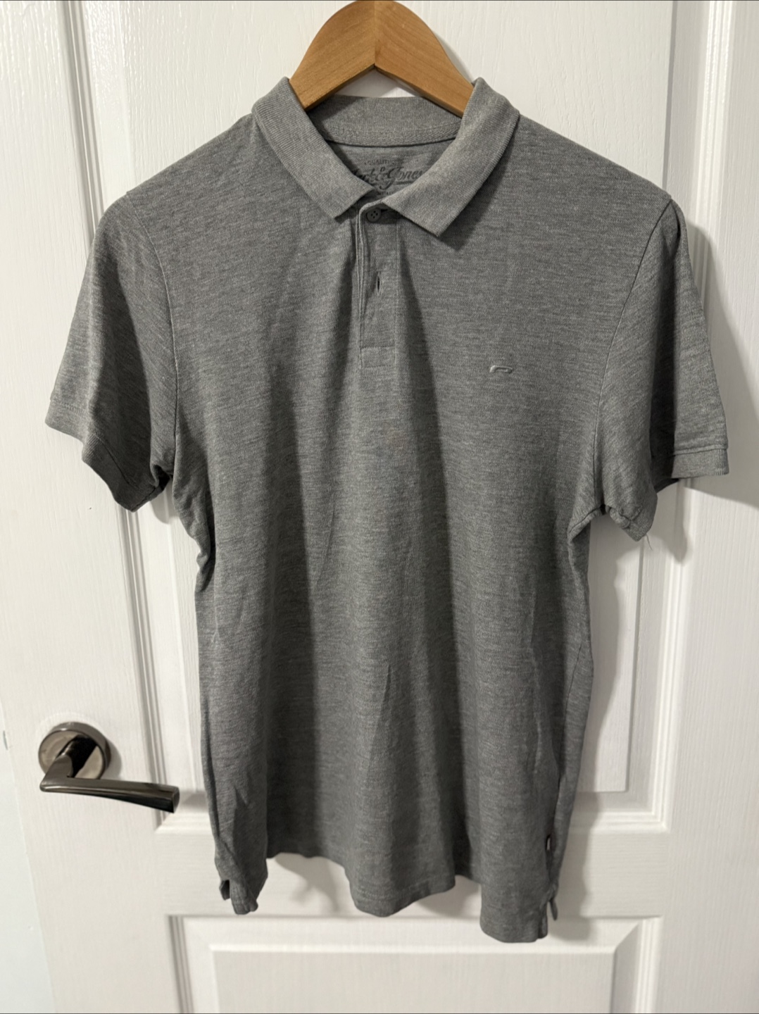 Jack & Jones Essentials Grey Polo Shirt