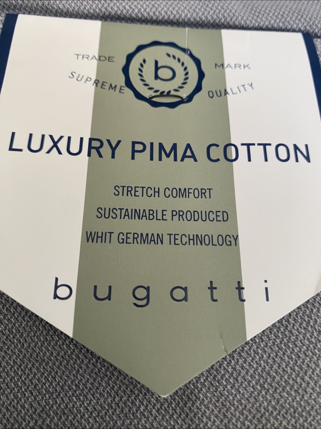 Bugatti Luxury Pima Cotton Pants W34 L34 - photo 3