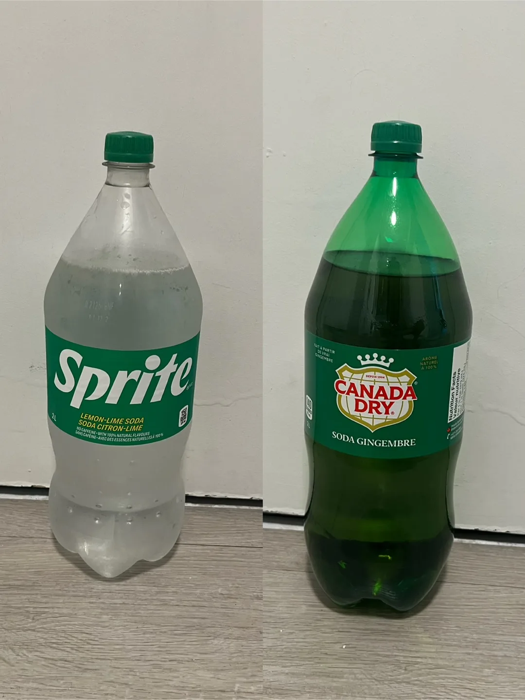 Sprite & Canada Dry 2L Soda Bottles thumbnail