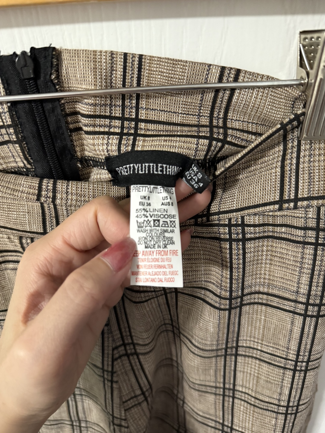 PrettyLittleThing Plaid Pants - Size 4 - photo 3
