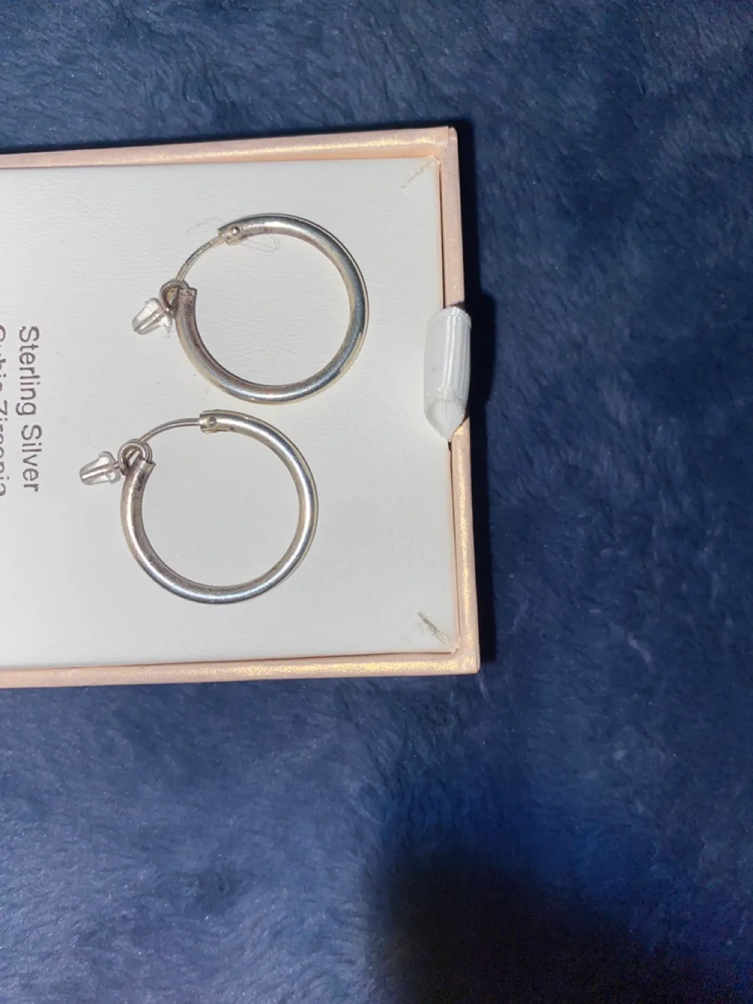 Sterling Silver Hoop Earrings thumbnail