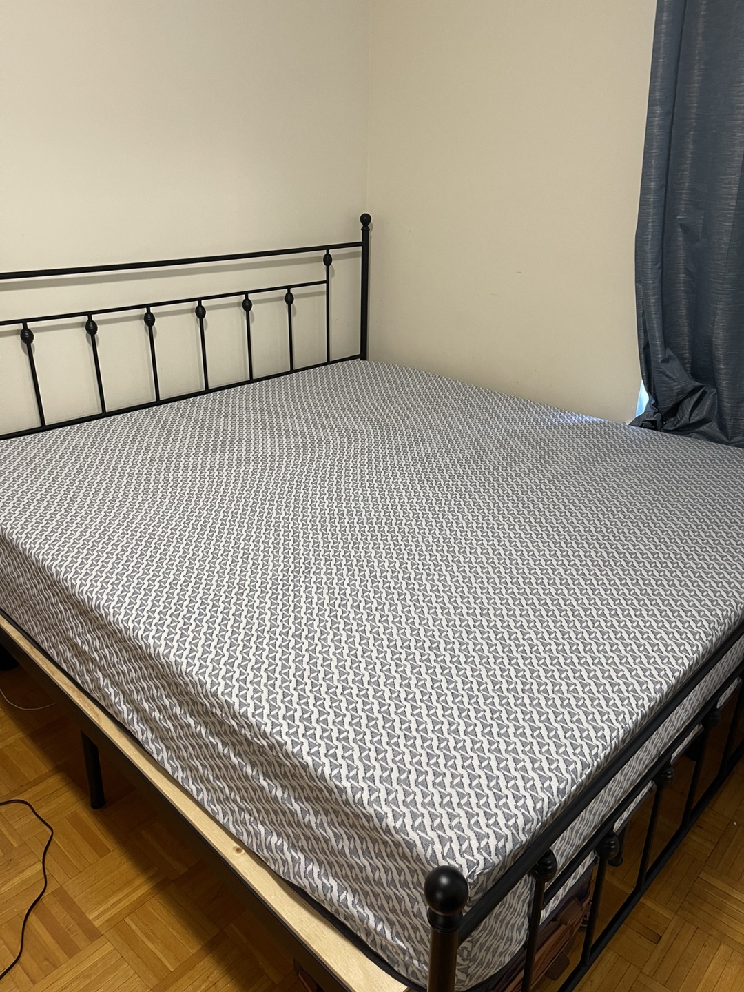 King size Bed Mattress and Bed frame