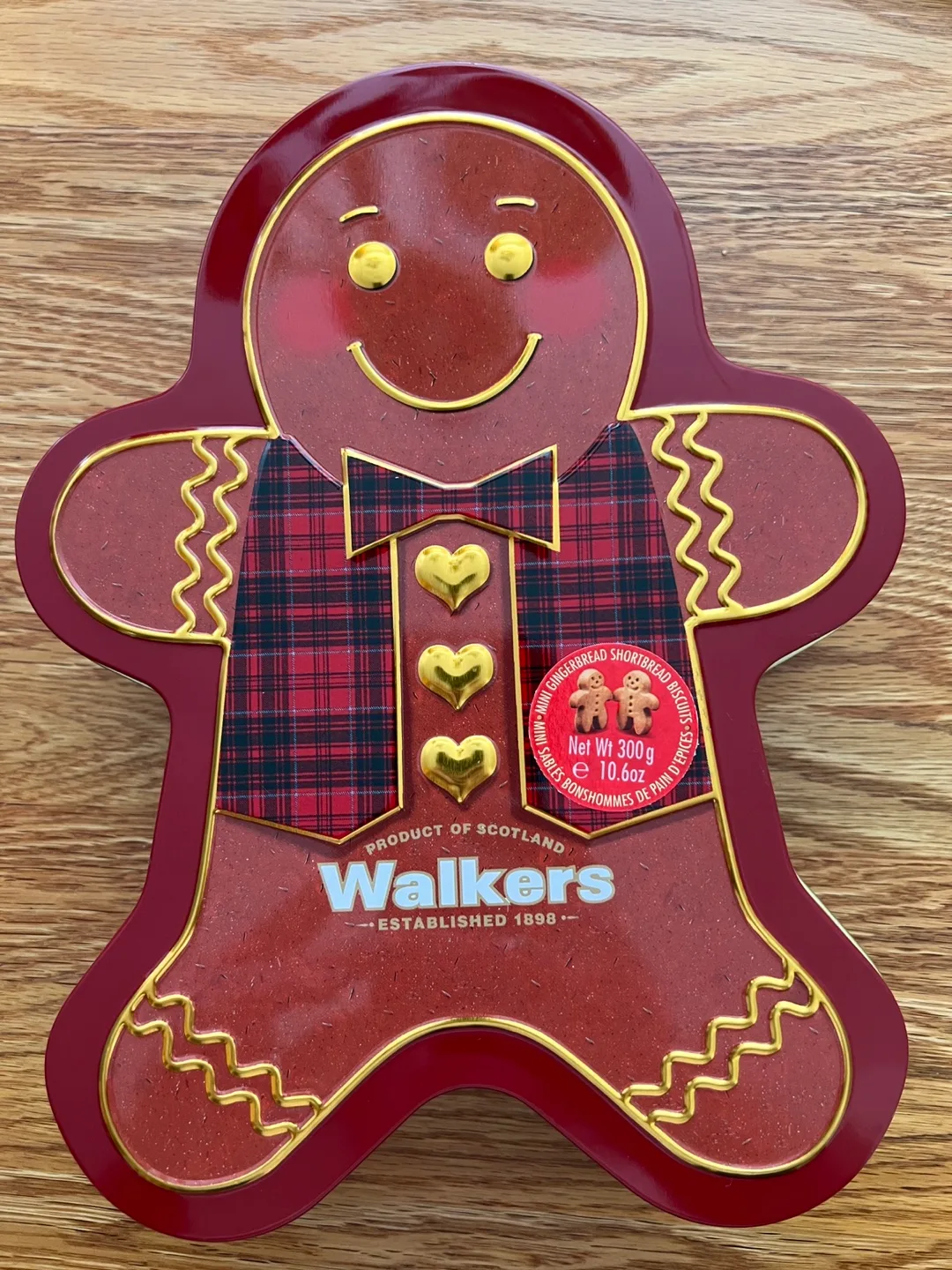 Walkers Gingerbread Man Tin thumbnail