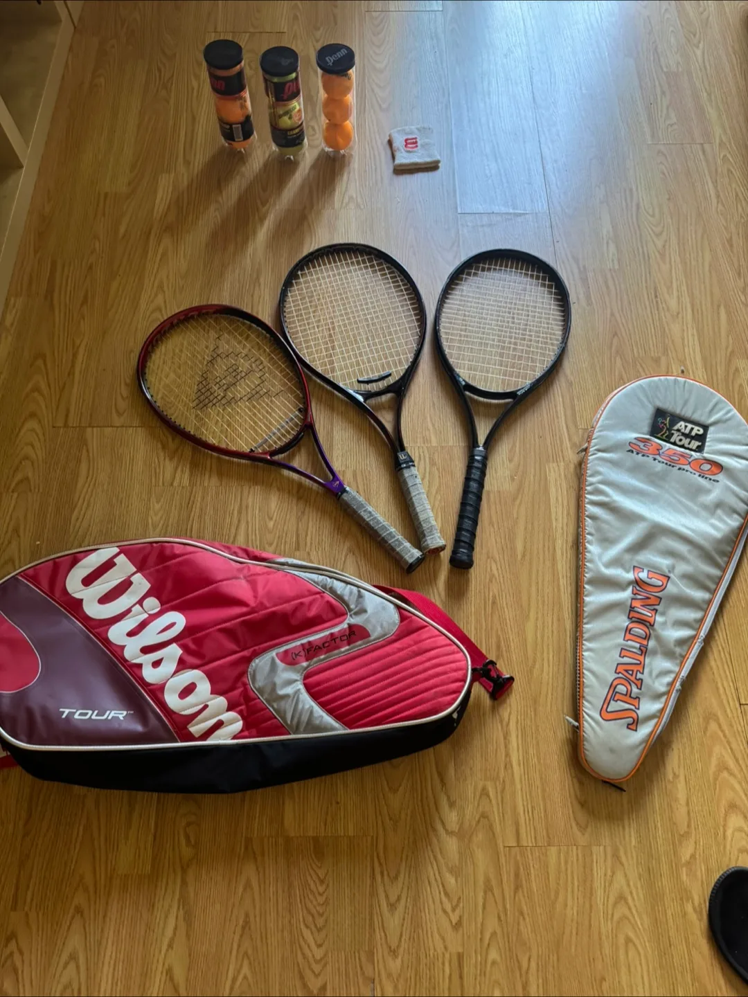 Dunlop & Wilson Tennis Racquets + Balls thumbnail
