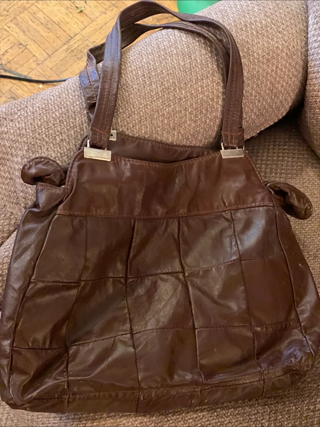 Brown Leather Shoulder Bag