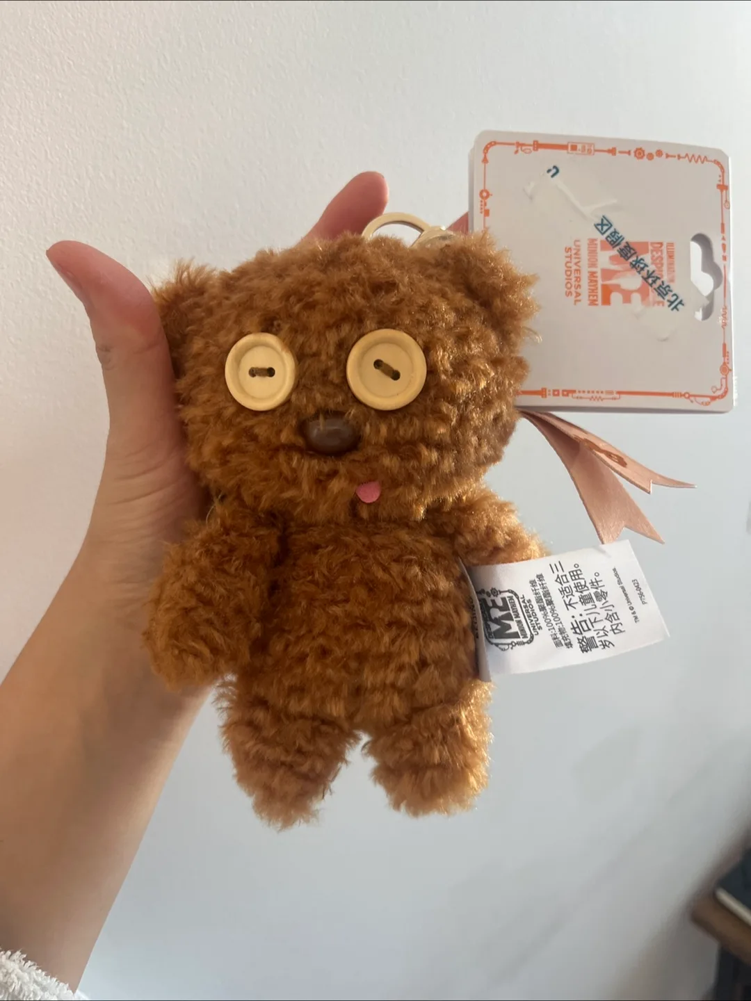 (Authentic) Minion Mayhem Bear Keychain - Universal Studios thumbnail