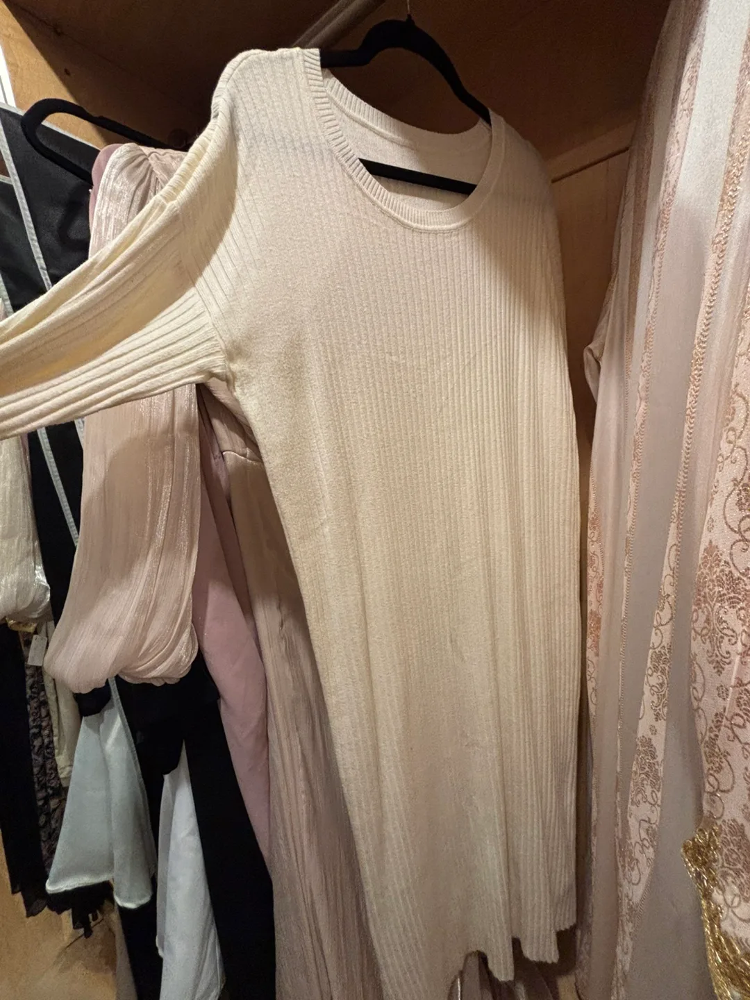 Cream Knit Dress thumbnail