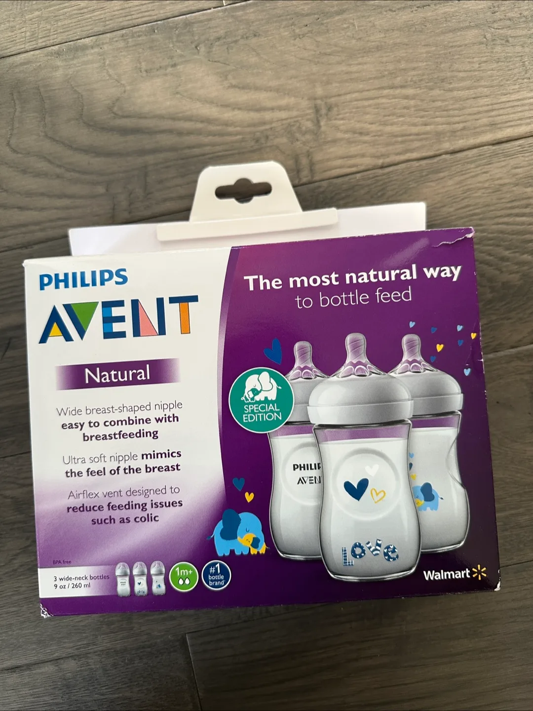 Philips Avent Natural Baby Bottles - 3 Pack thumbnail