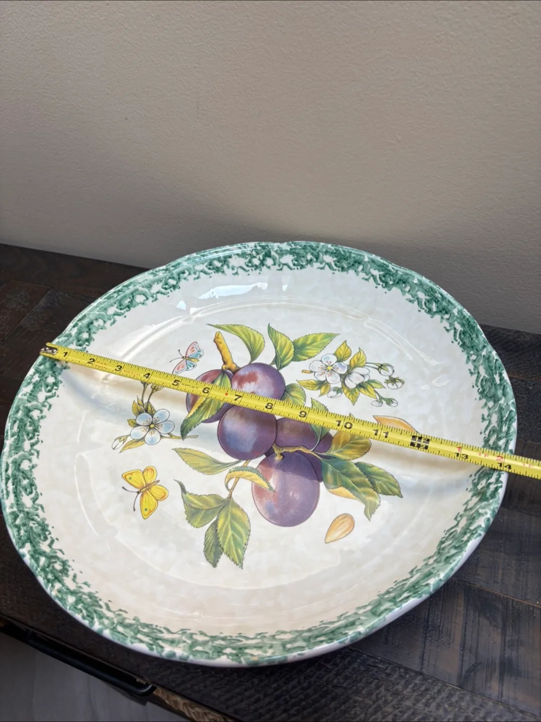 Italian Stoneware Platter, 15 inch image indicator(2)