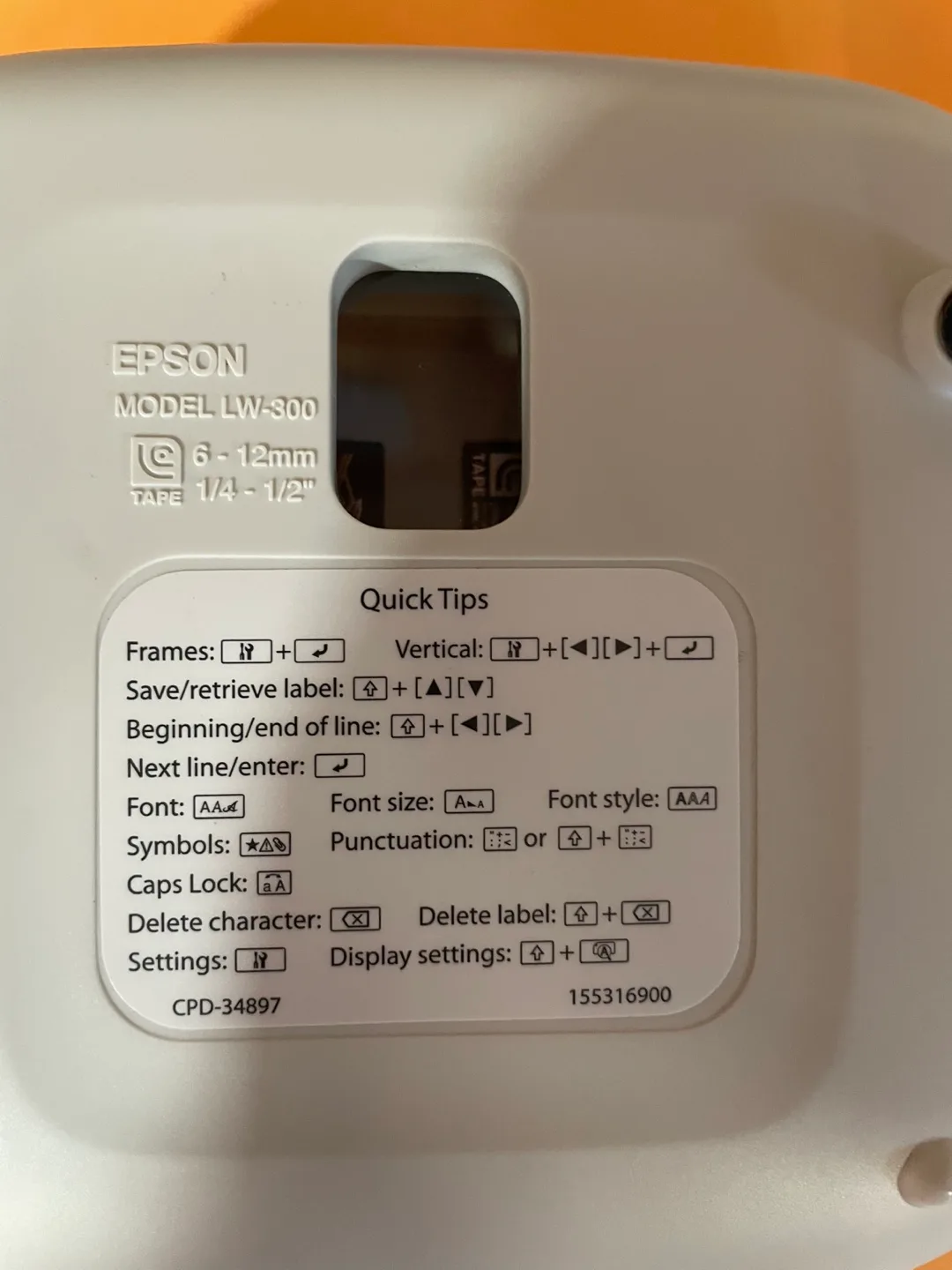 Epson LW-300 Label Maker image indicator(4)