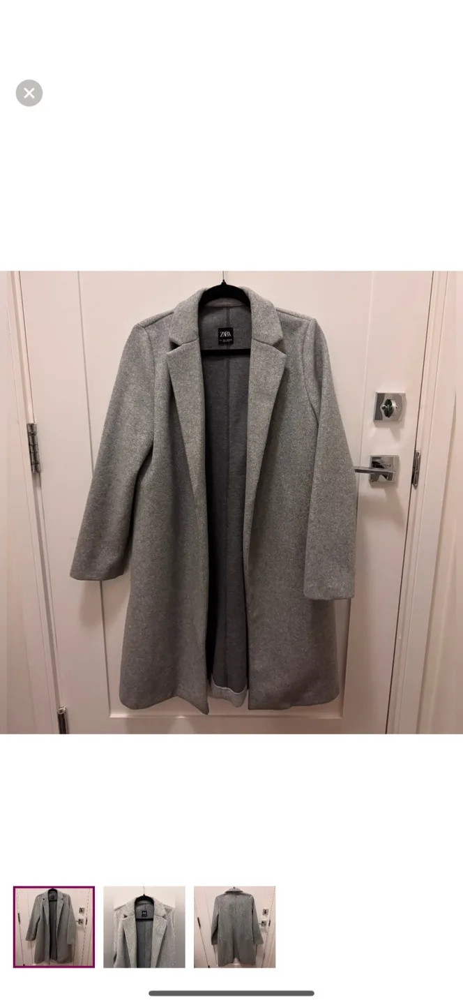 Zara Grey Coat thumbnail