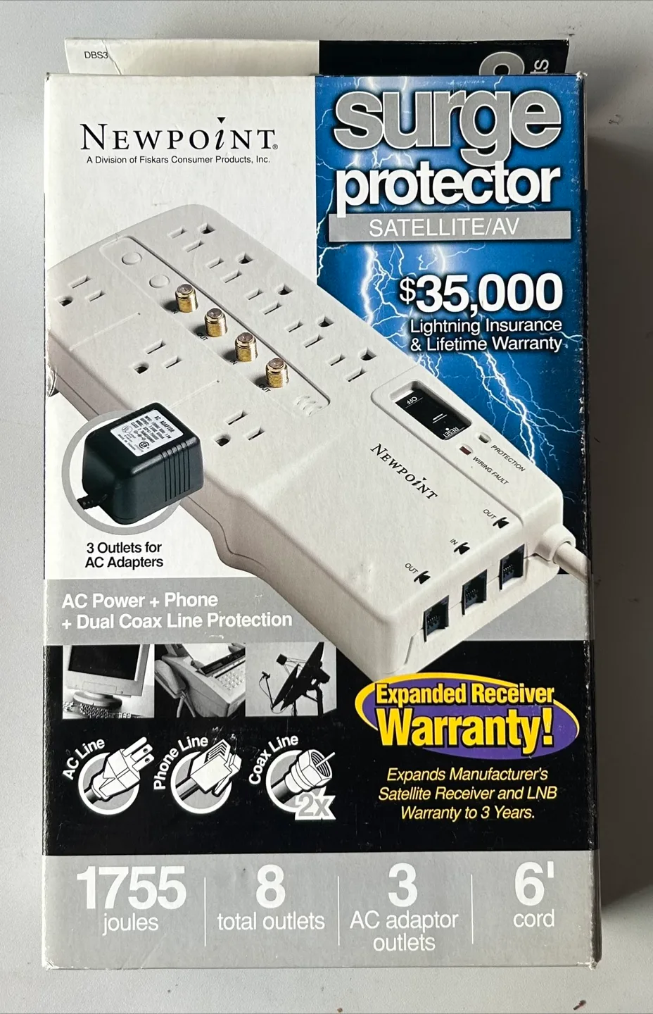 Newpoint AV Surge Protector thumbnail