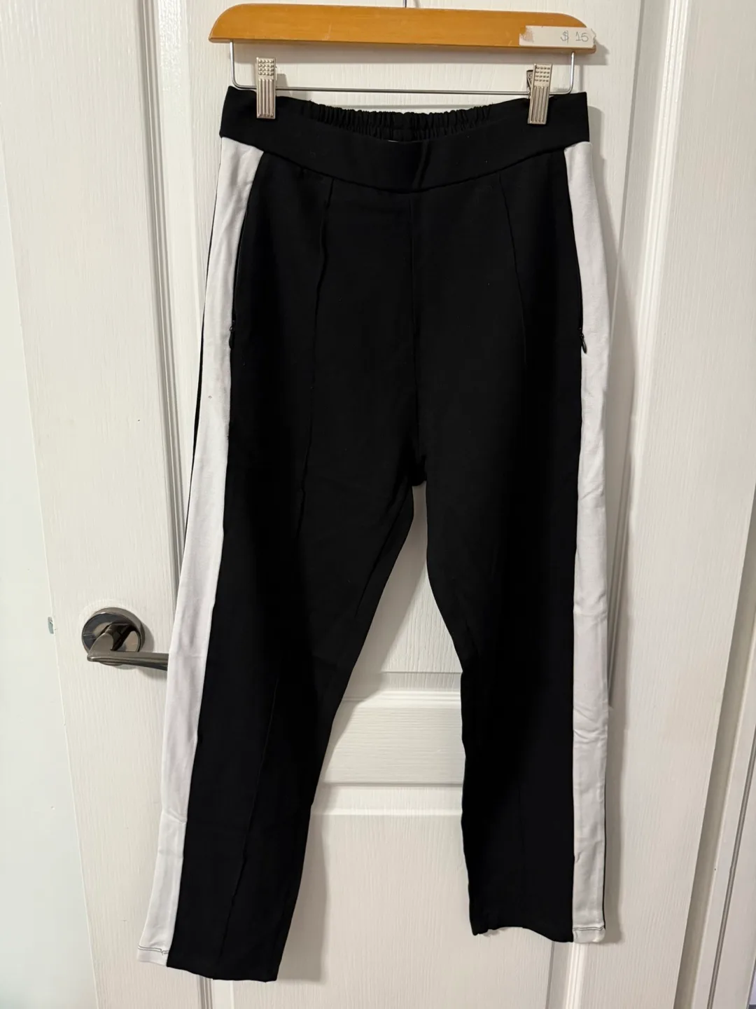 Urban Outfitters Black & White Track Pants - Size S thumbnail