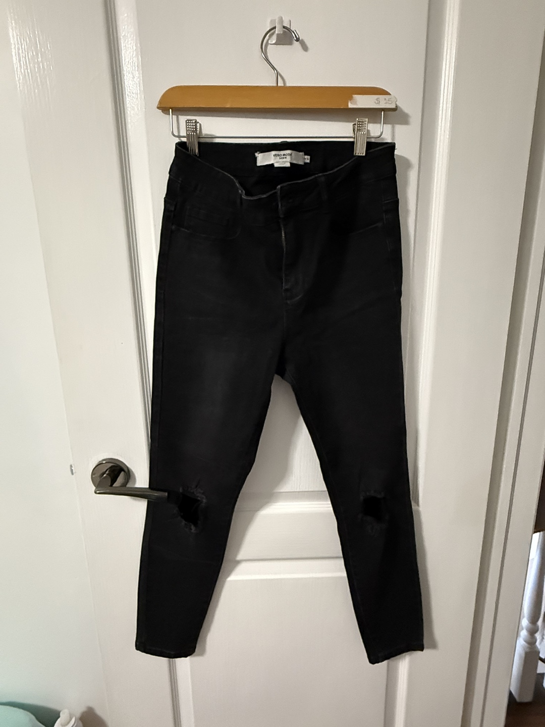 Vero Moda Black Denim Jeans - Size 28/30