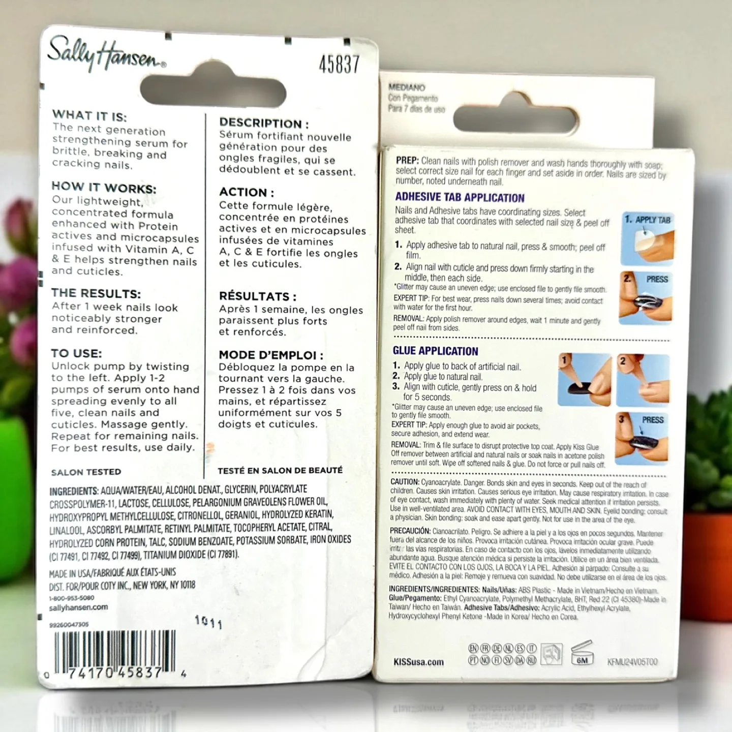 Nail Care| KISS Gel Fantasy Nails + Sally Hansen Strength Serum image indicator(2)
