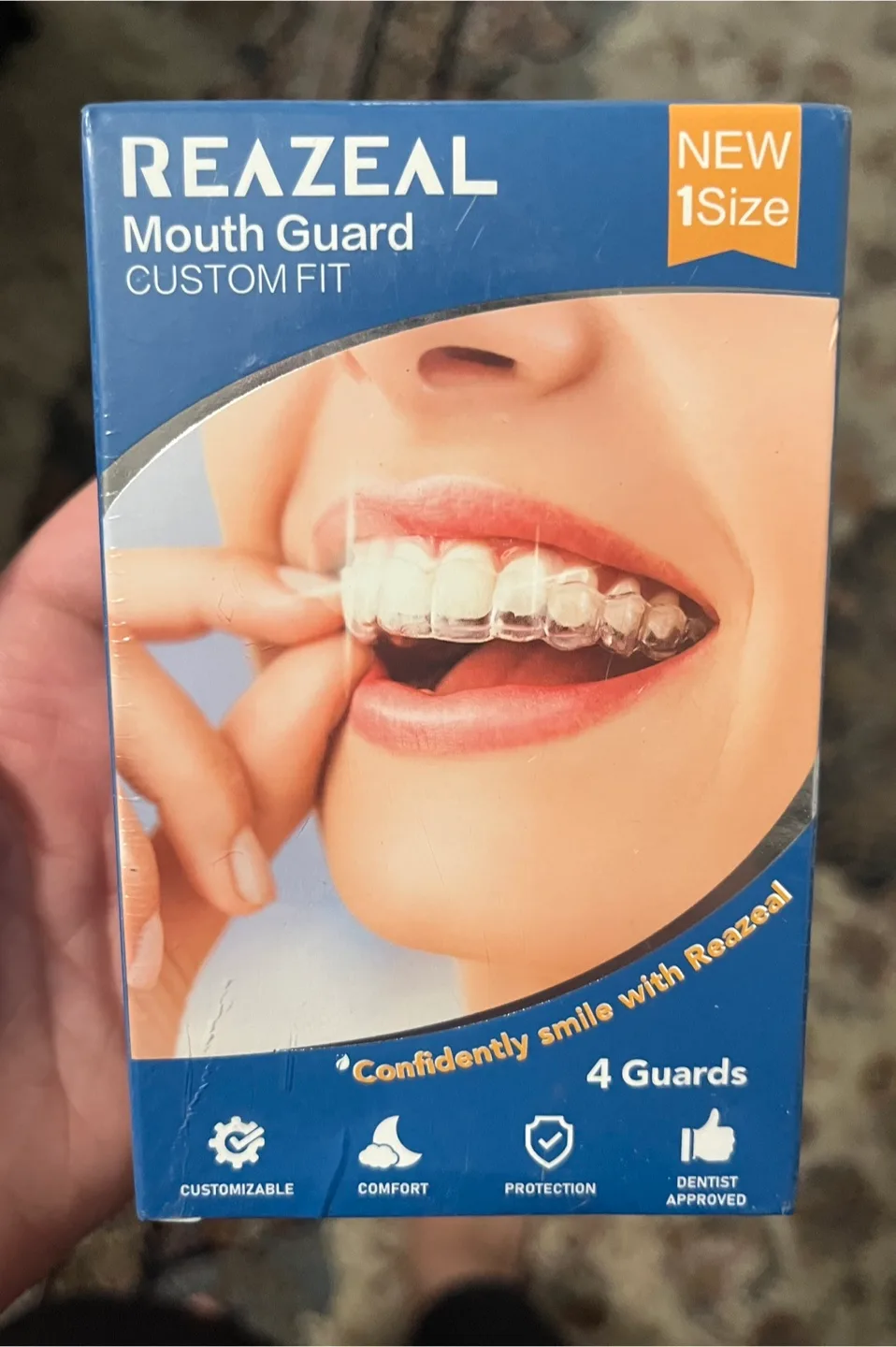 3in 1 mouth guards , 4 Guards in box thumbnail