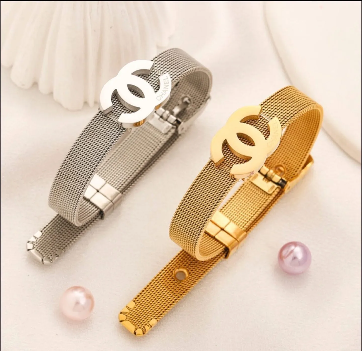 Chanel Inspired Bracelet - Gold & Silver thumbnail