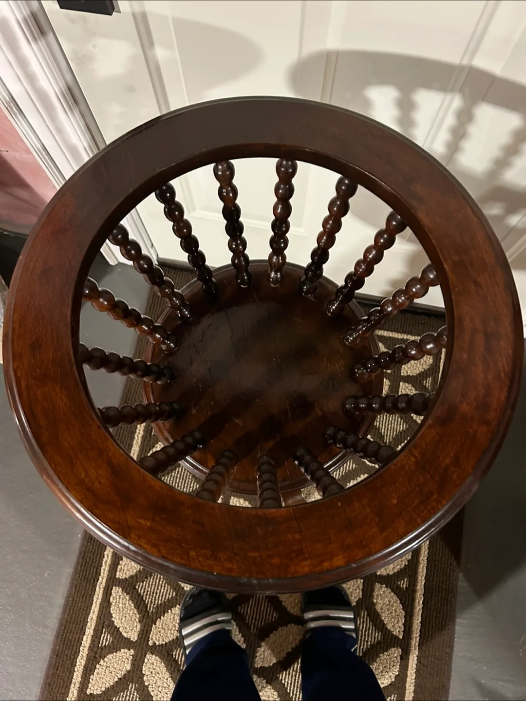 Vintage Wooden Plant Stand thumbnail