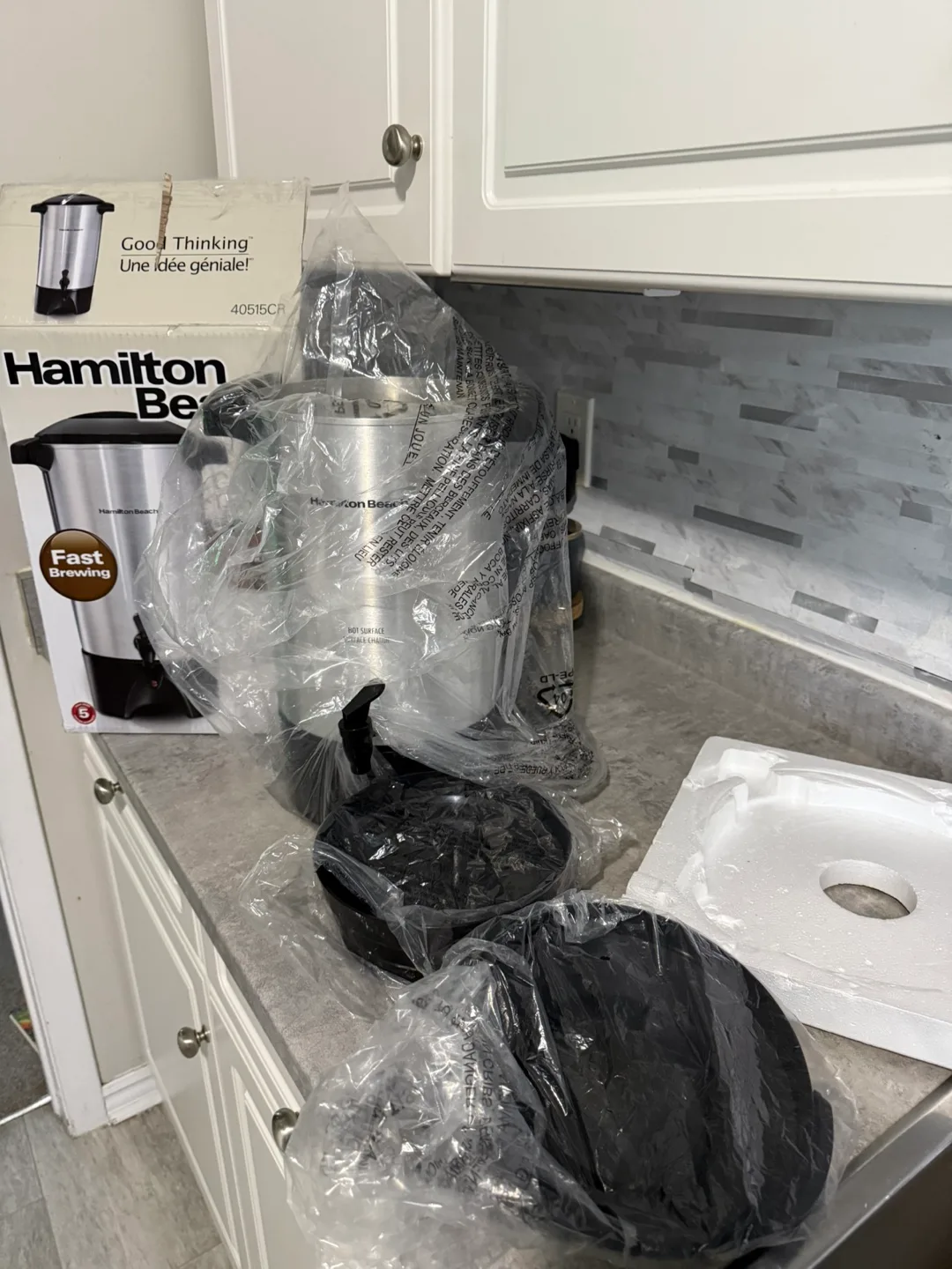 LIKE NEW Hamilton Beach 45 Cup Coffee Urn image indicator(5)