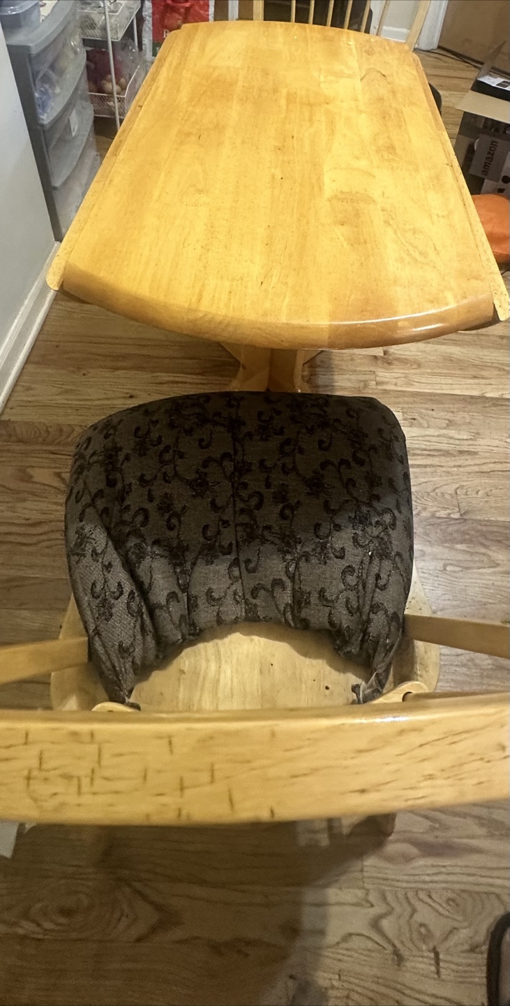 Space-Saving Adjustable Round Dining Table + 4 Chairs 🪑 - photo 4