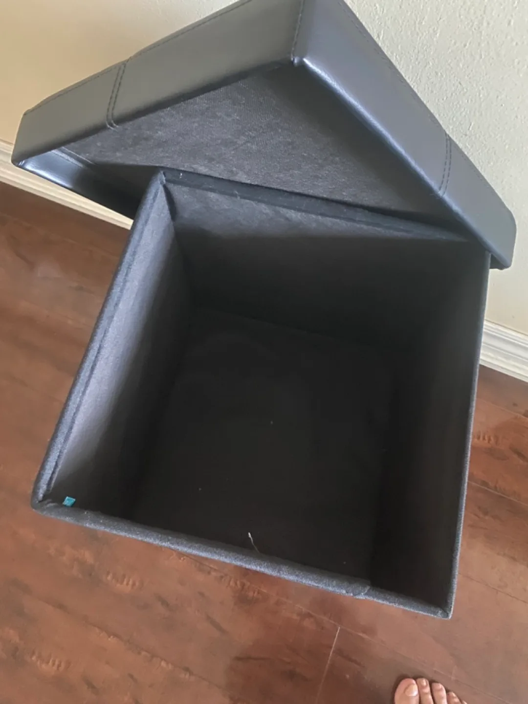 Black Storage Ottoman image indicator(2)