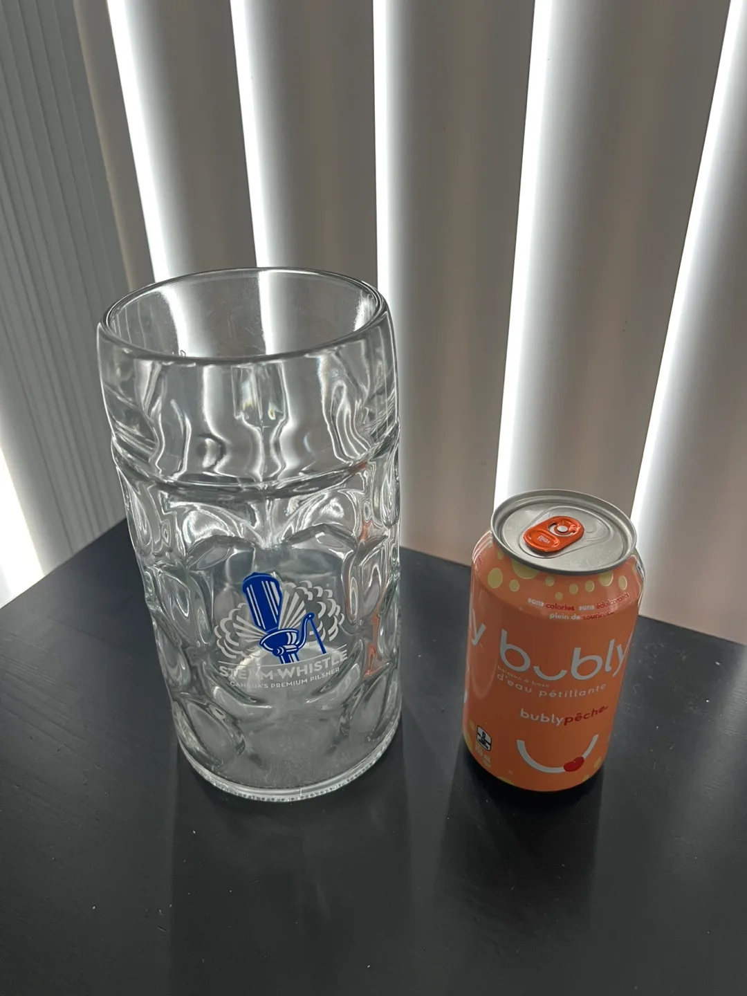 1L Steam Whistle Glass Stein/Beer Mug thumbnail