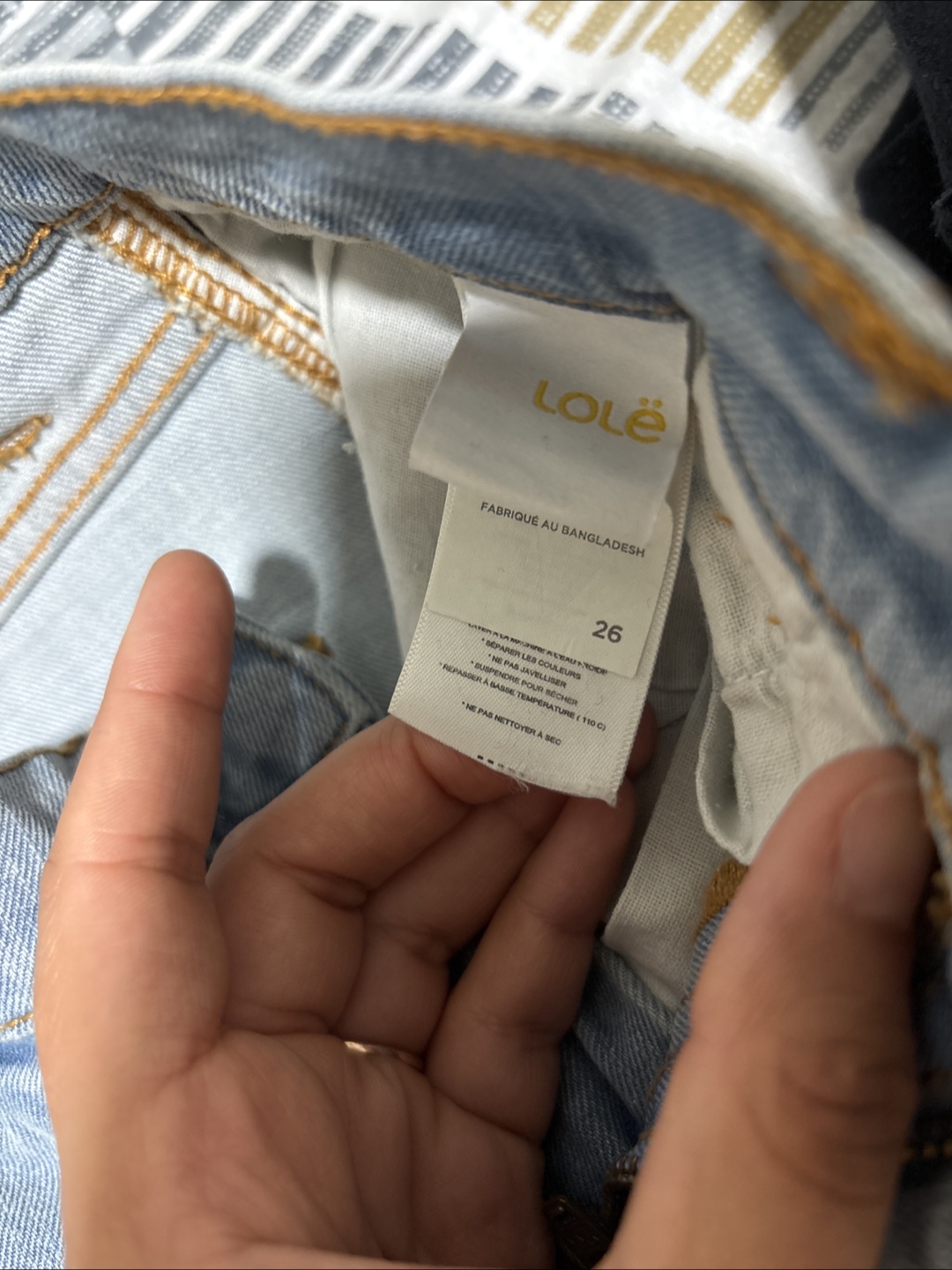 Lolë Denim Skirt - Size 26 - photo 2
