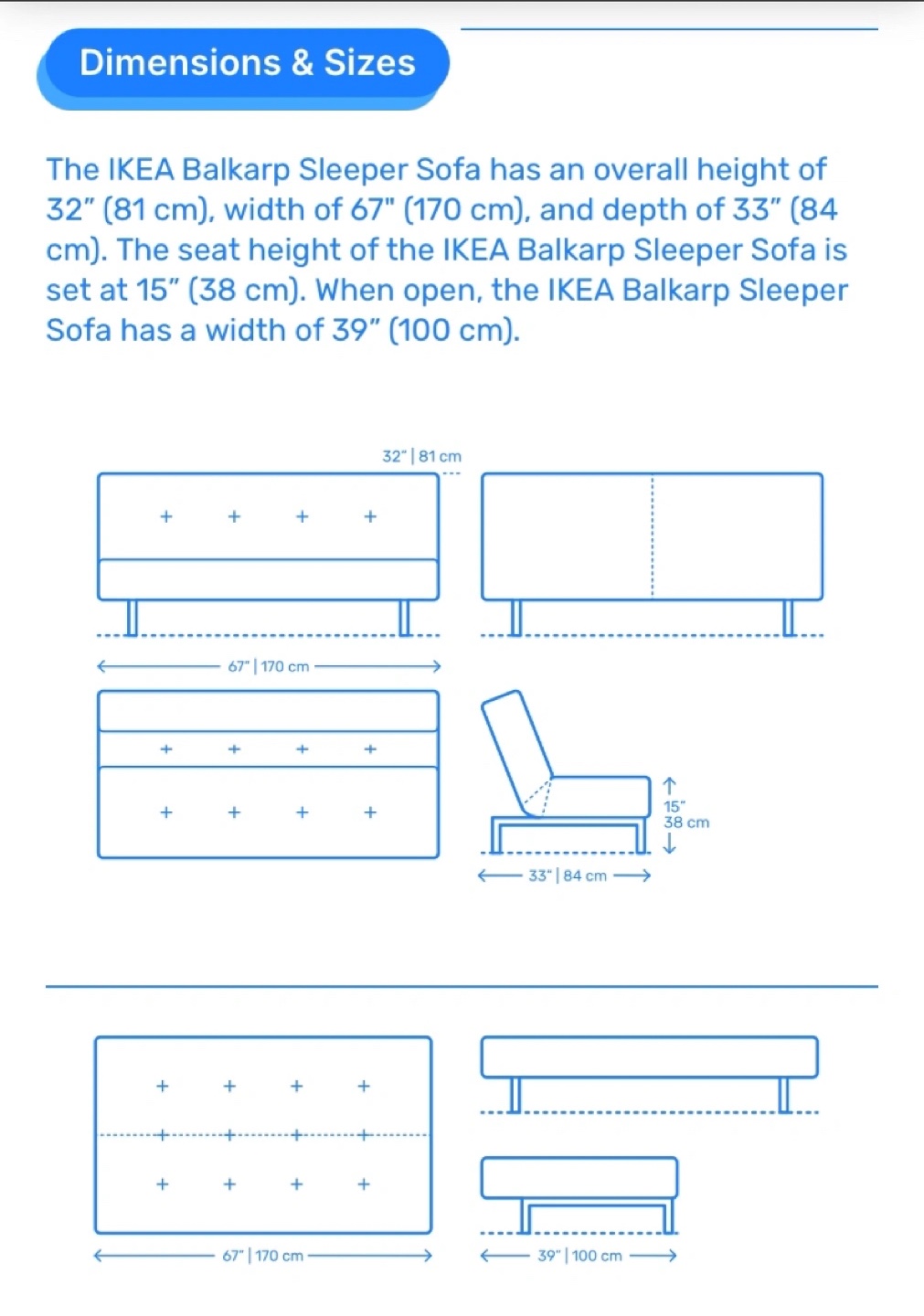 IKEA Ballard Sleeper Sofa Futon - Great Condition (CAN DELIVER) - photo 2