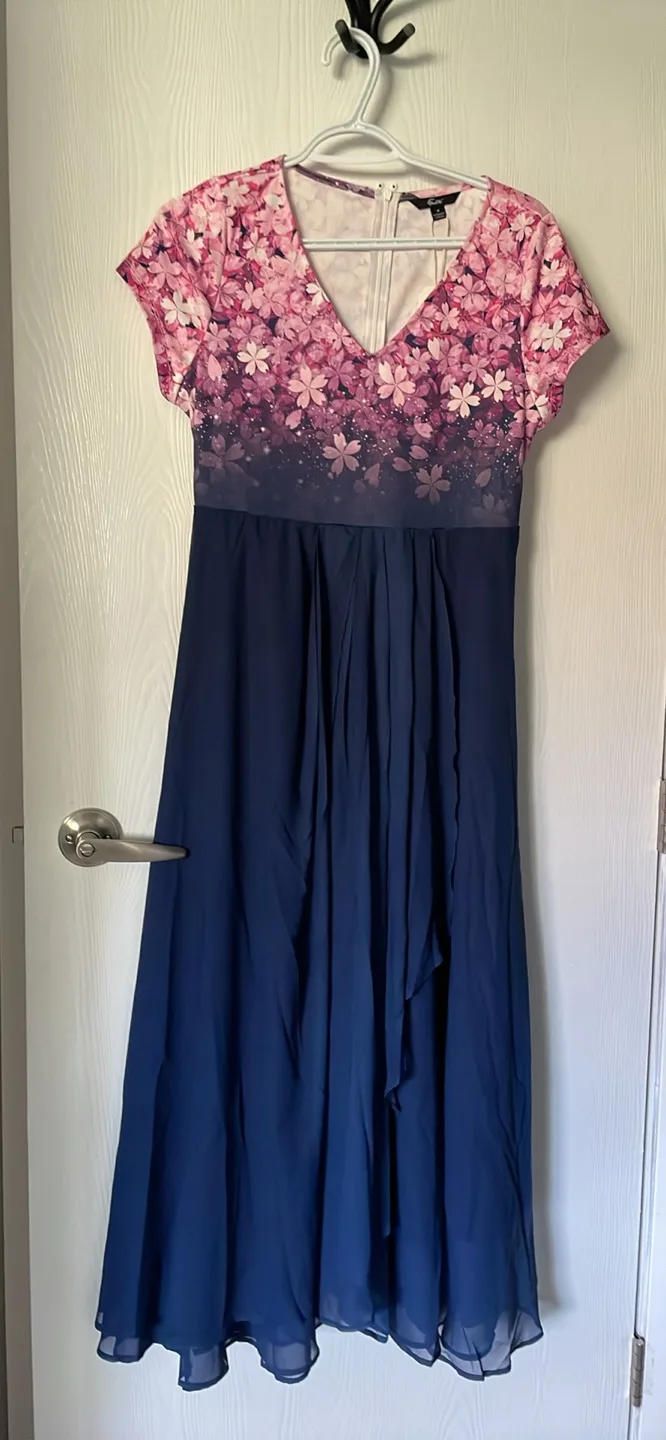 Chaulmo Dress - Size M - Floral/Navy image indicator(2)