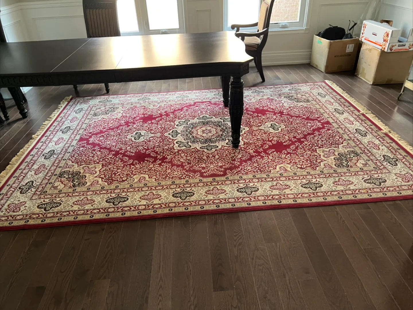Red Patterned Area Rug image indicator(3)