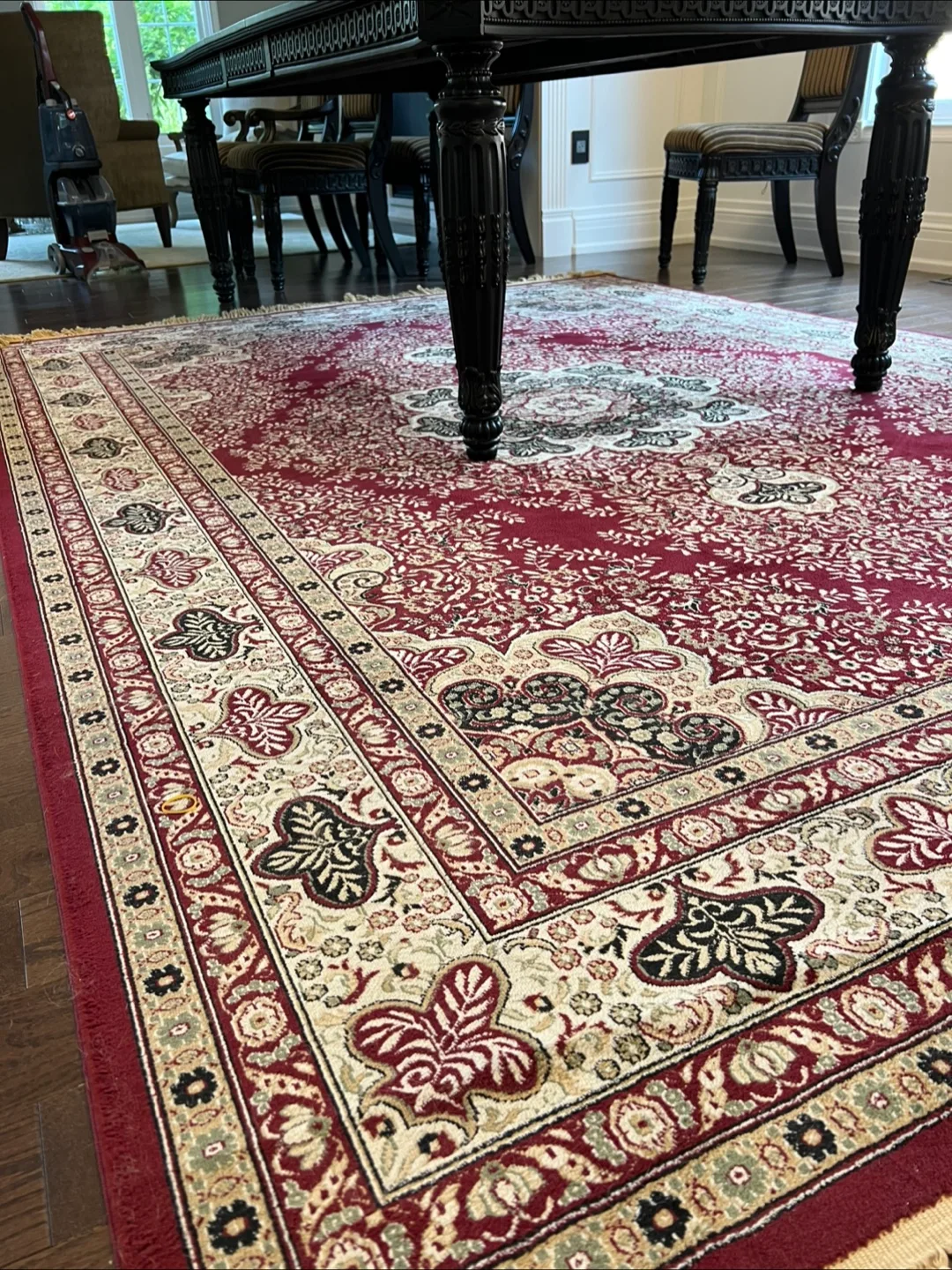 Red Patterned Area Rug image indicator(2)
