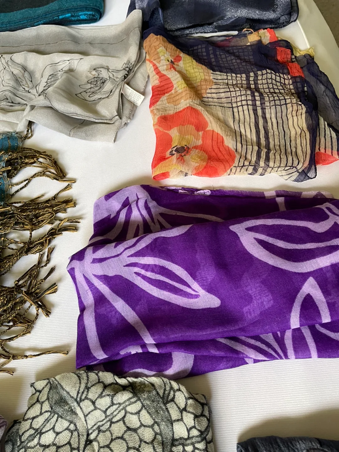 Assorted Scarves - Variety of Colors & Patterns image indicator(5)