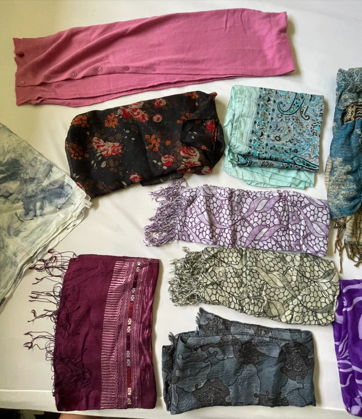 Assorted Scarves - Variety of Colors & Patterns image indicator(3)