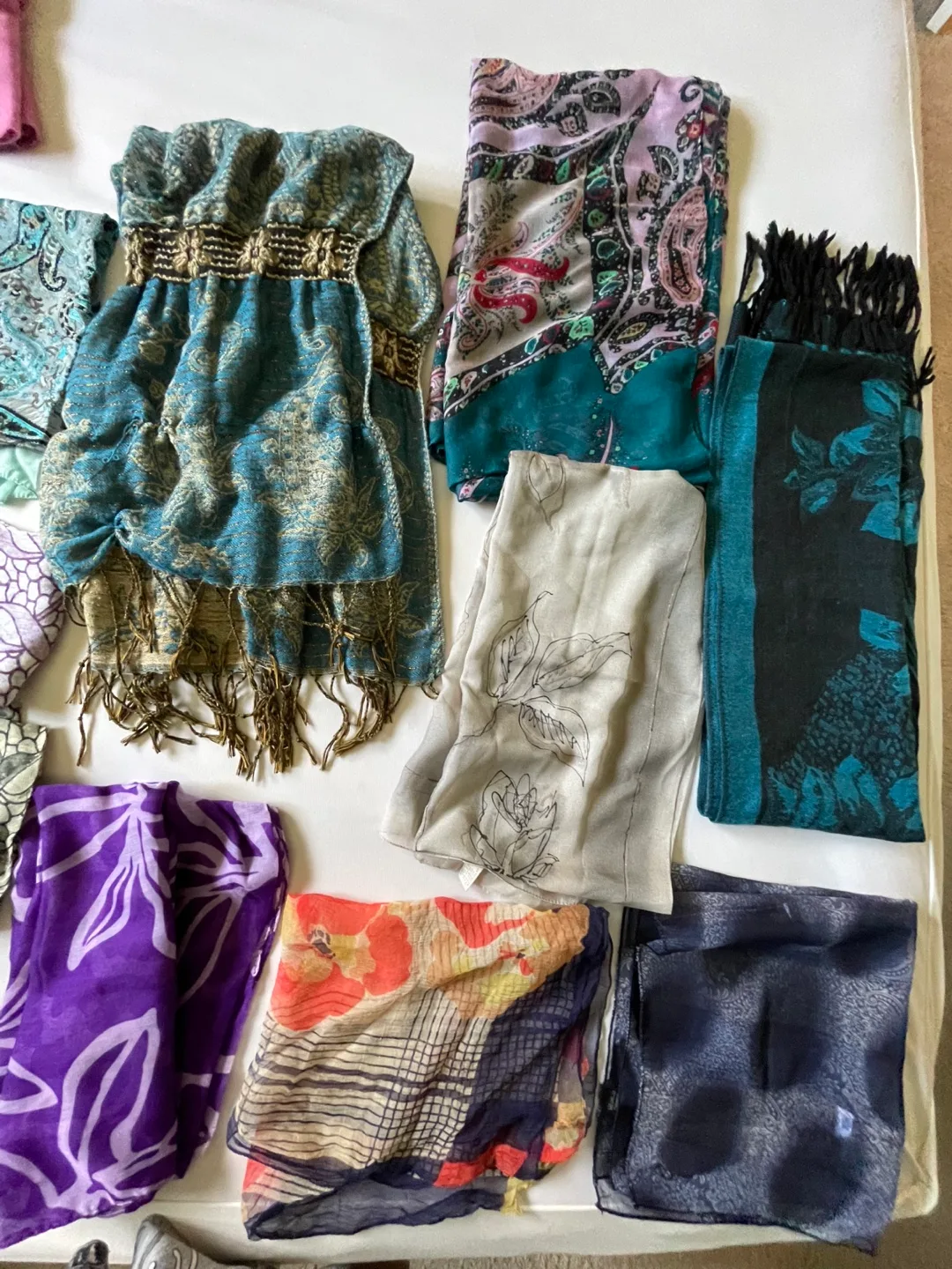 Assorted Scarves - Variety of Colors & Patterns image indicator(2)