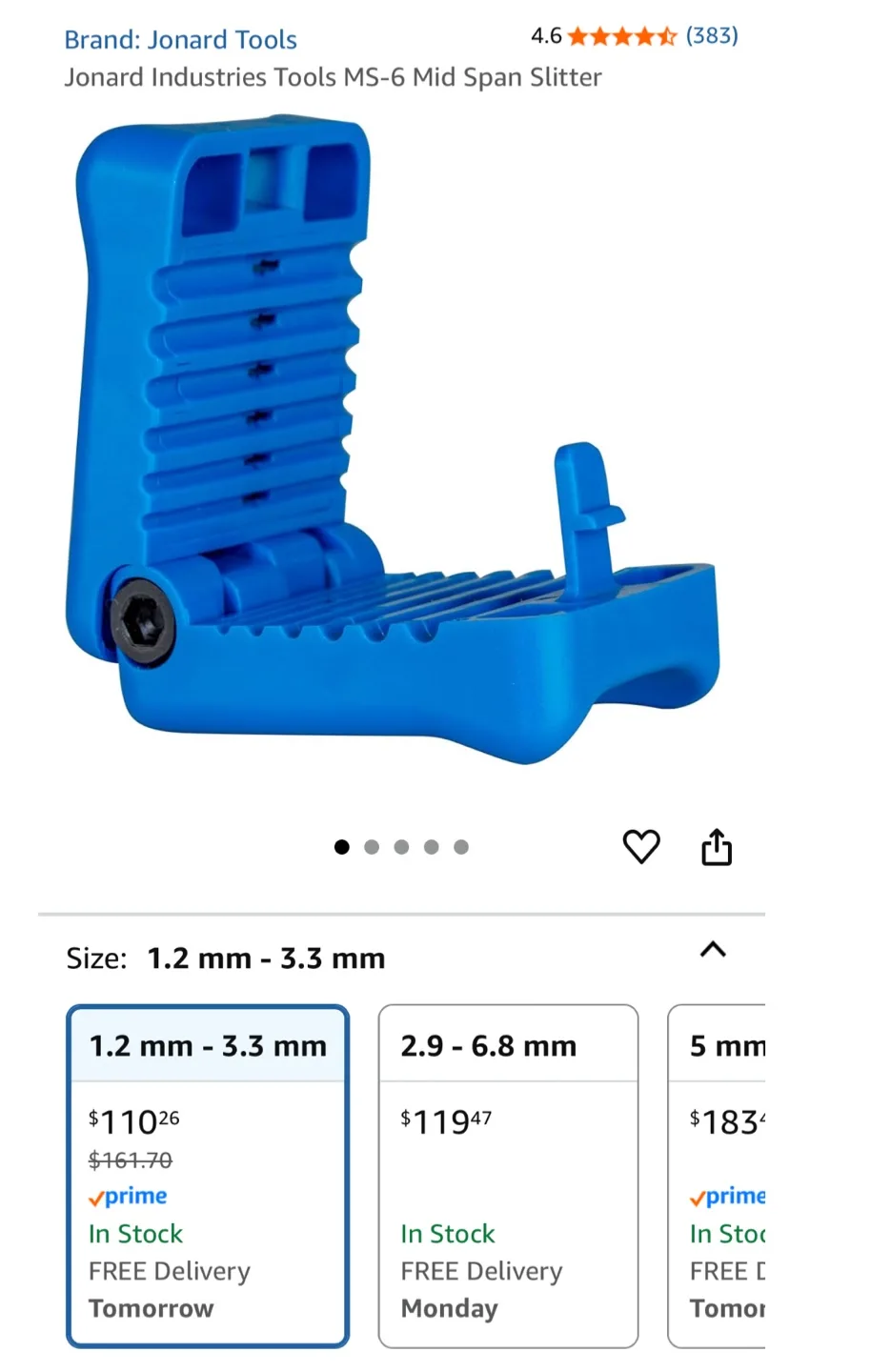 Jonard Tools MS-6 Mid Span Slitter thumbnail