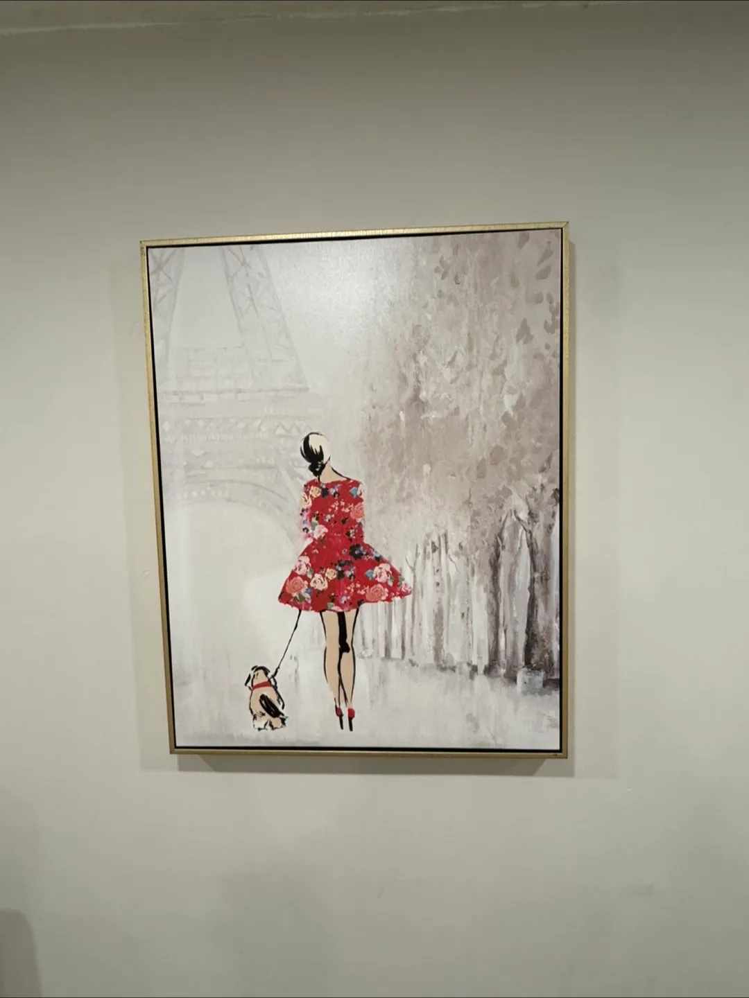 Framed Paris Scene Wall Art thumbnail