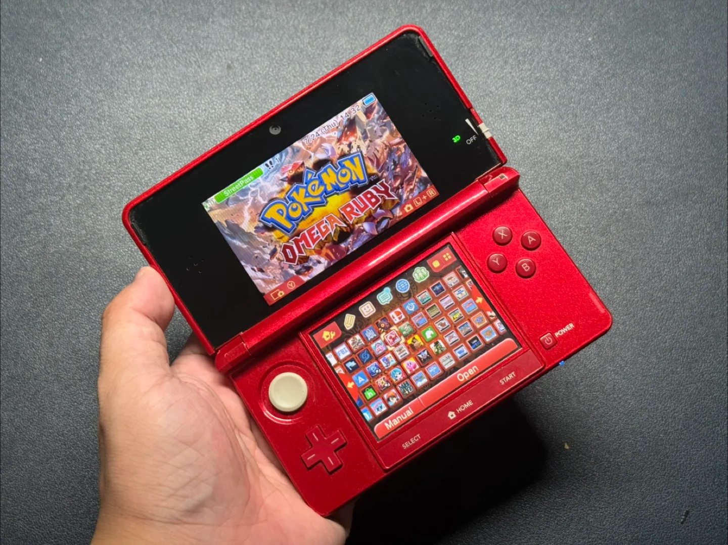 New Nintendo 3DS – Red (Fully Modded) thumbnail