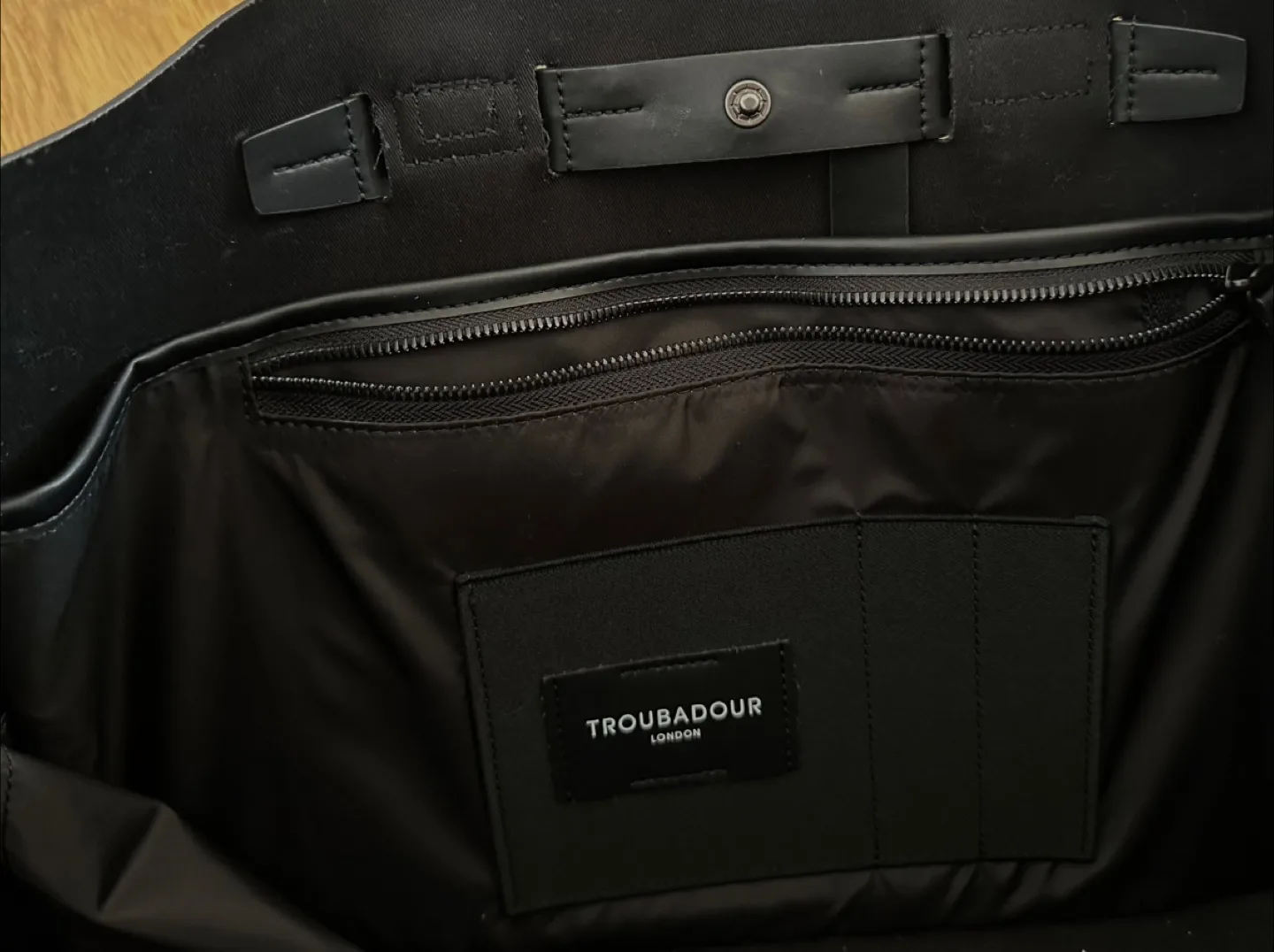 Troubadour Black Tote Bag image indicator(5)