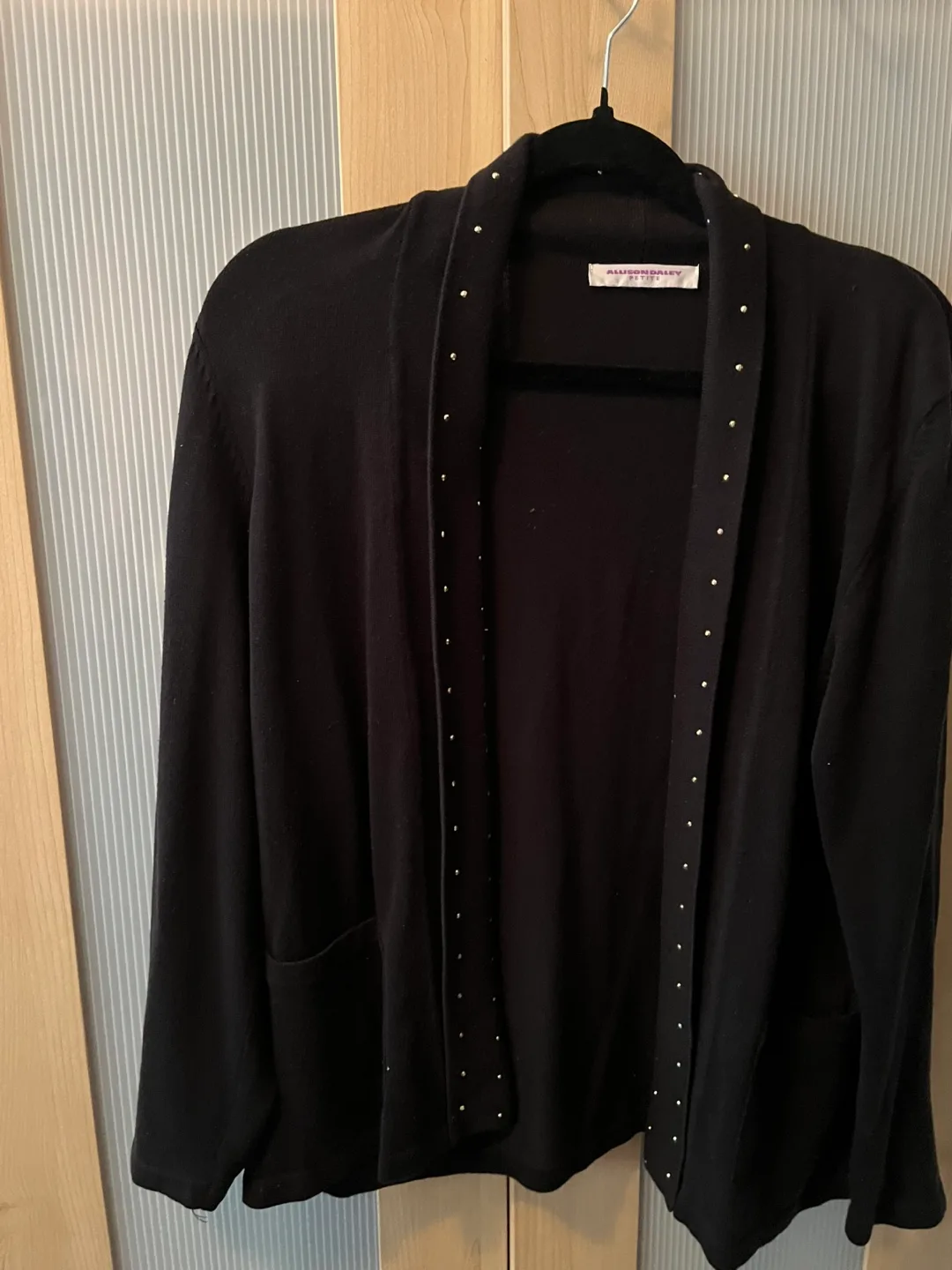 Allison Daley Petite Black Cardigan thumbnail