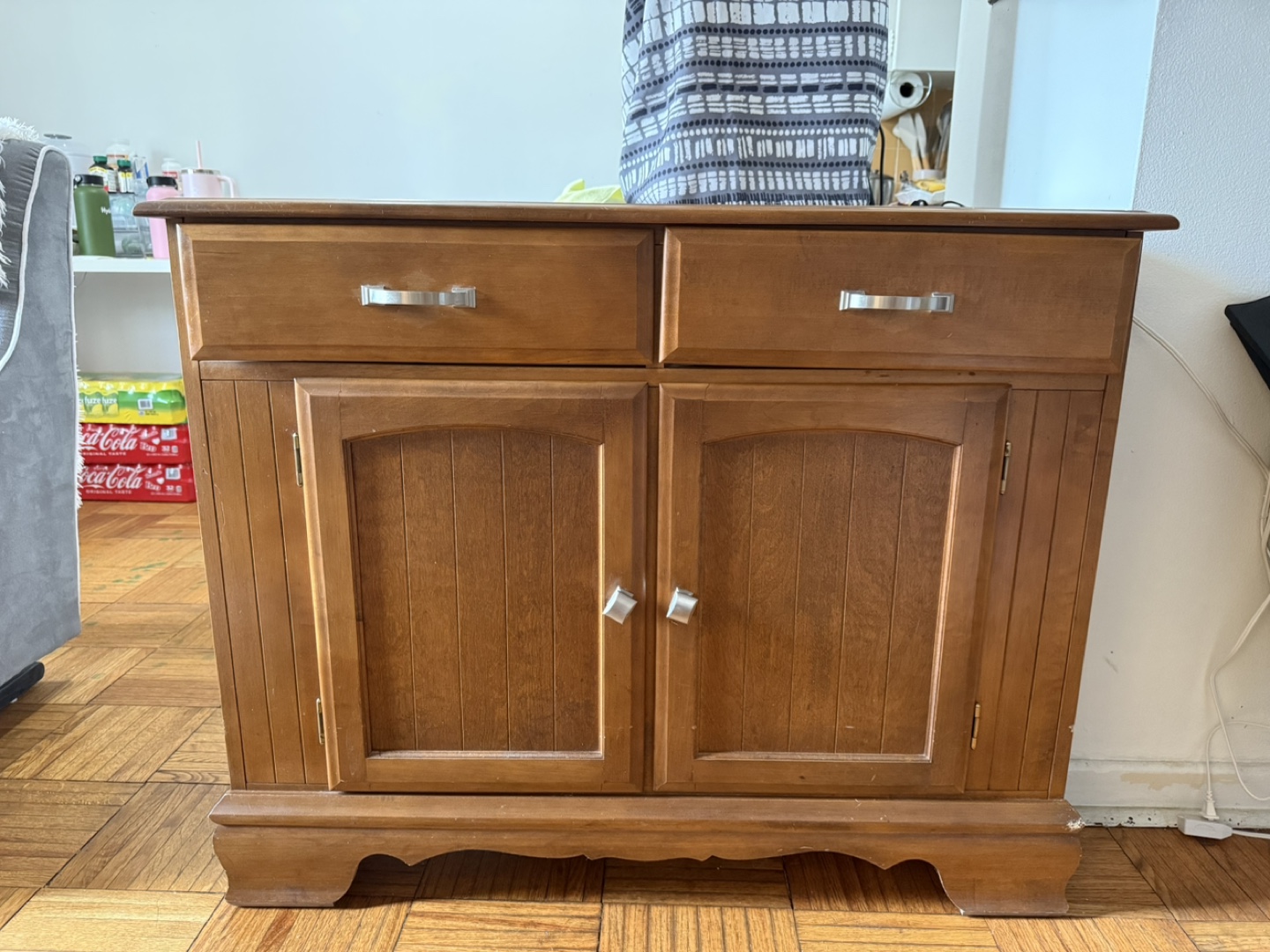 Solid Wooden Cabinet with Drawers - photo 2