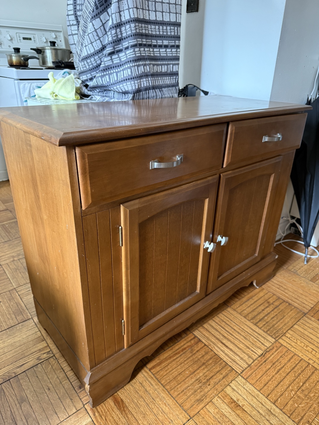 Solid Wooden Cabinet with Drawers - photo 3