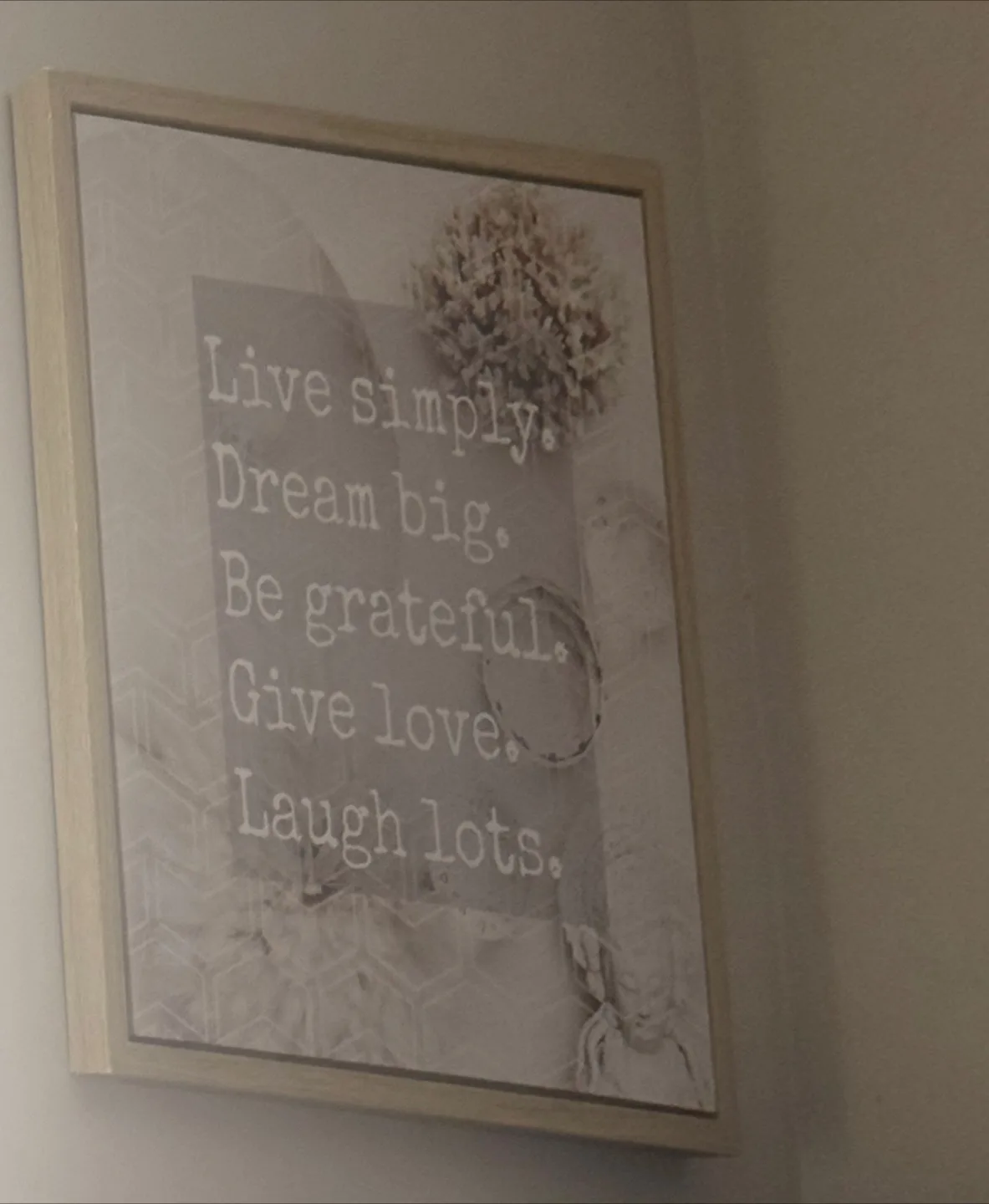 Inspirational Wall Art - Live Simply thumbnail