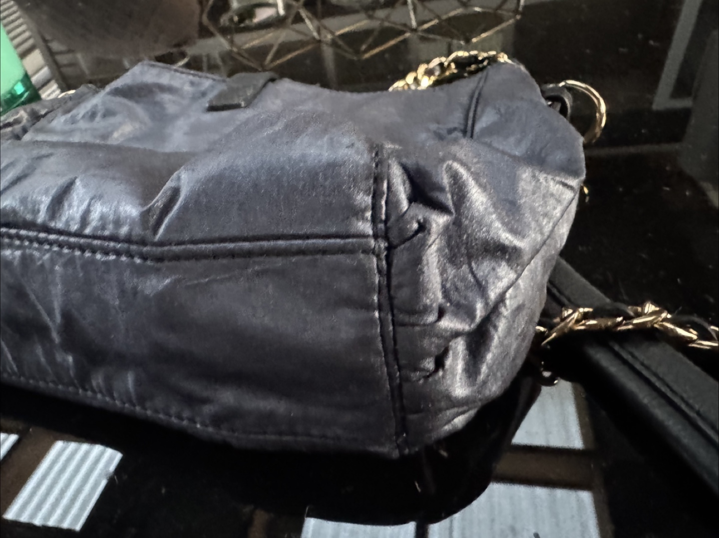 Juicy Couture Black Leather Chain Bag - photo 3