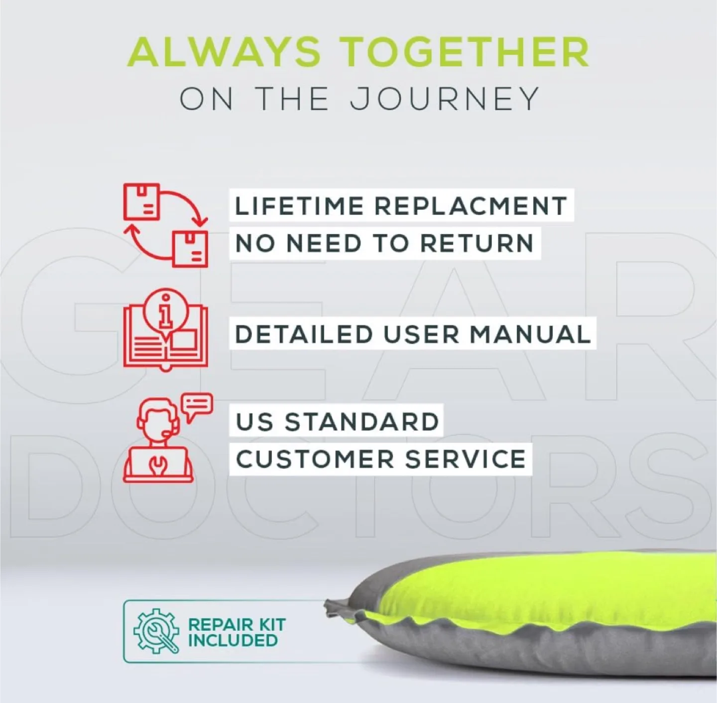 Gear Doctors Self Inflating Sleeping Pad image indicator(6)